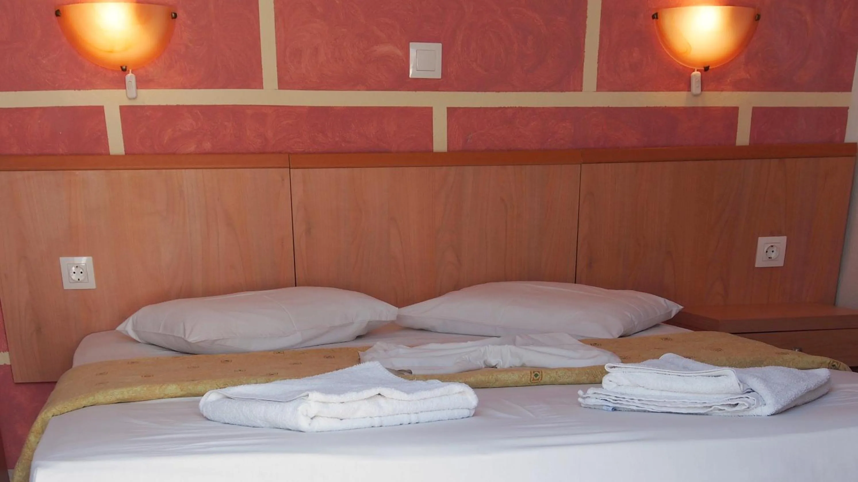 Bedroom, Bed in Villa Markos