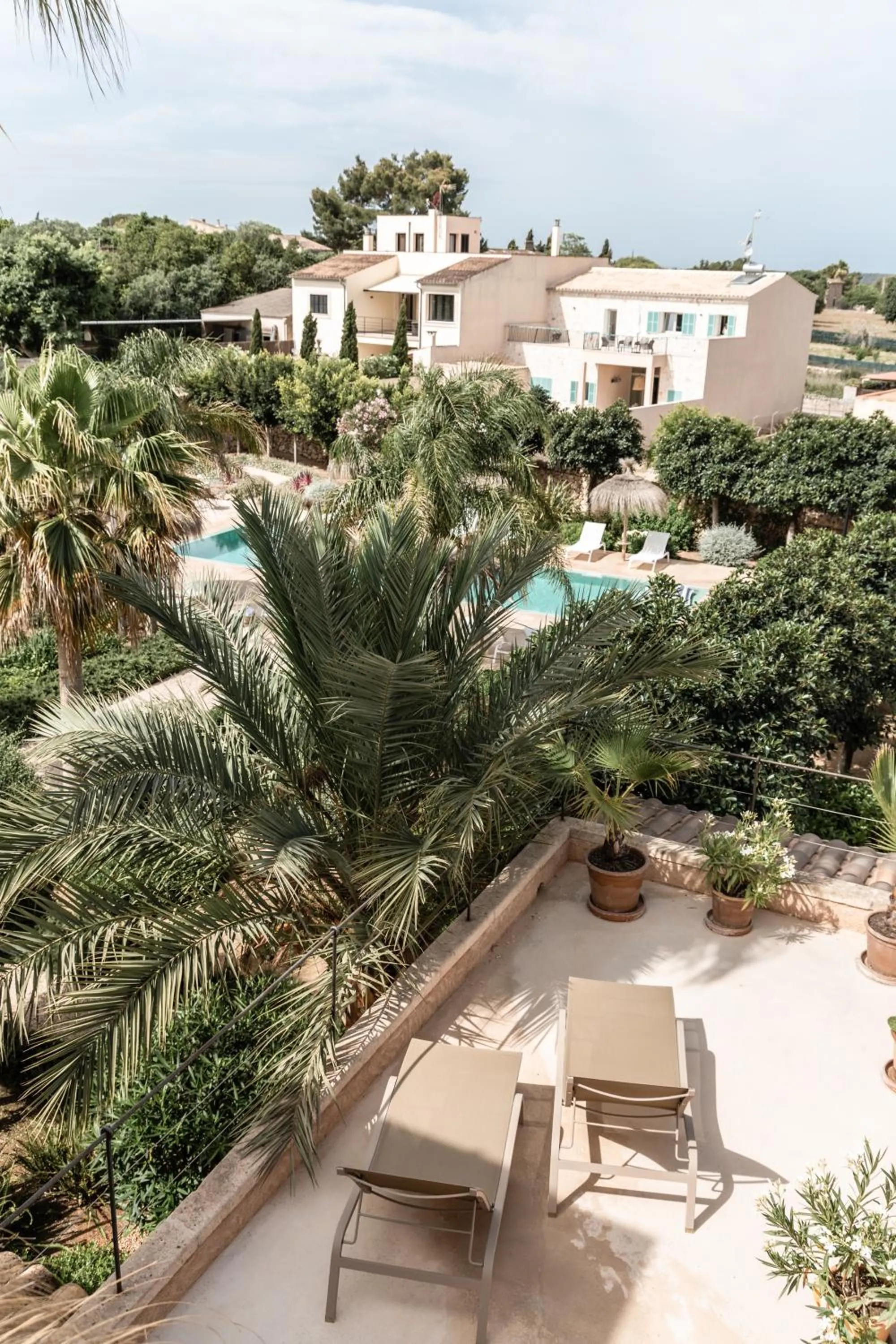 Garden view in Can Sull