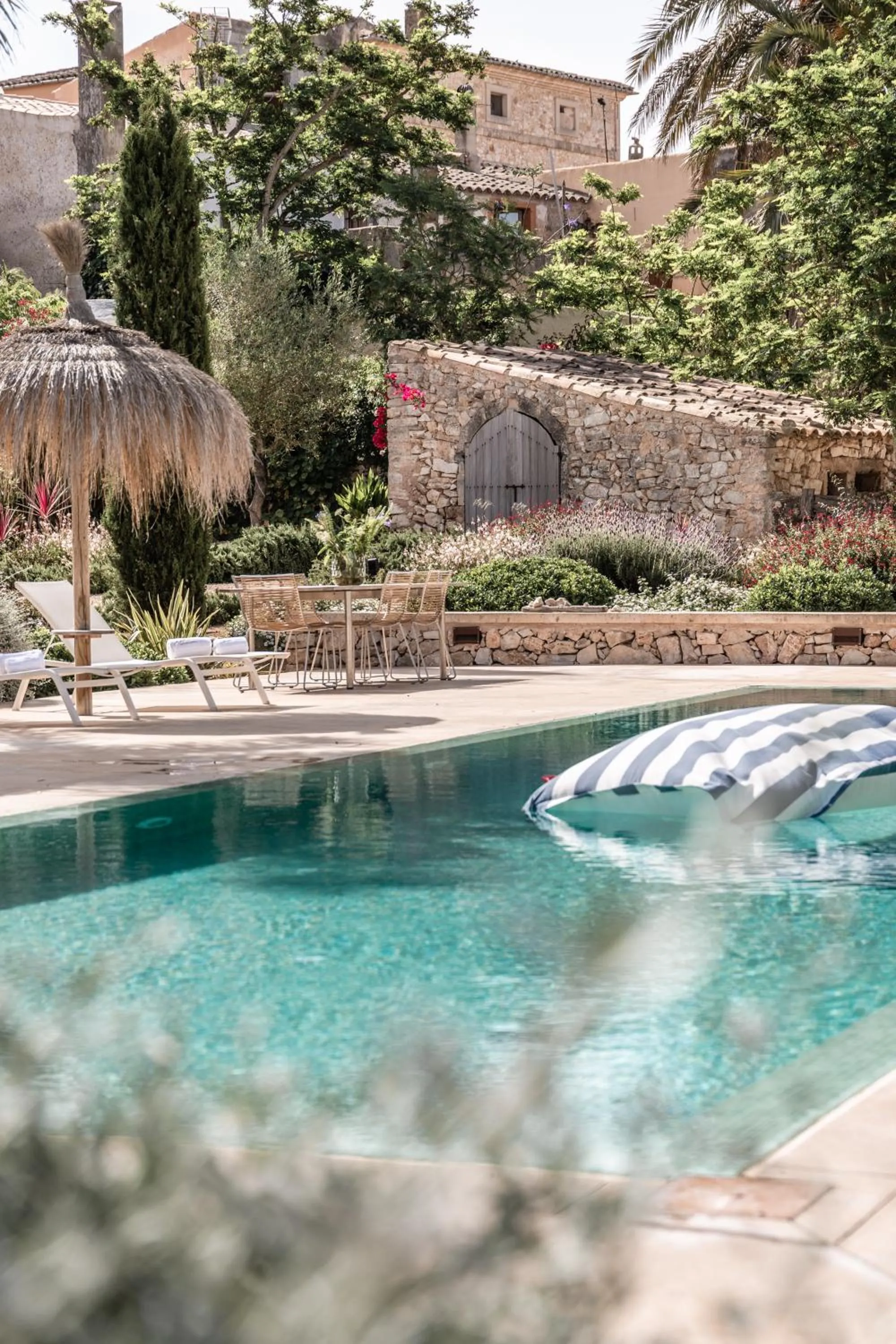 Garden view in Can Sull