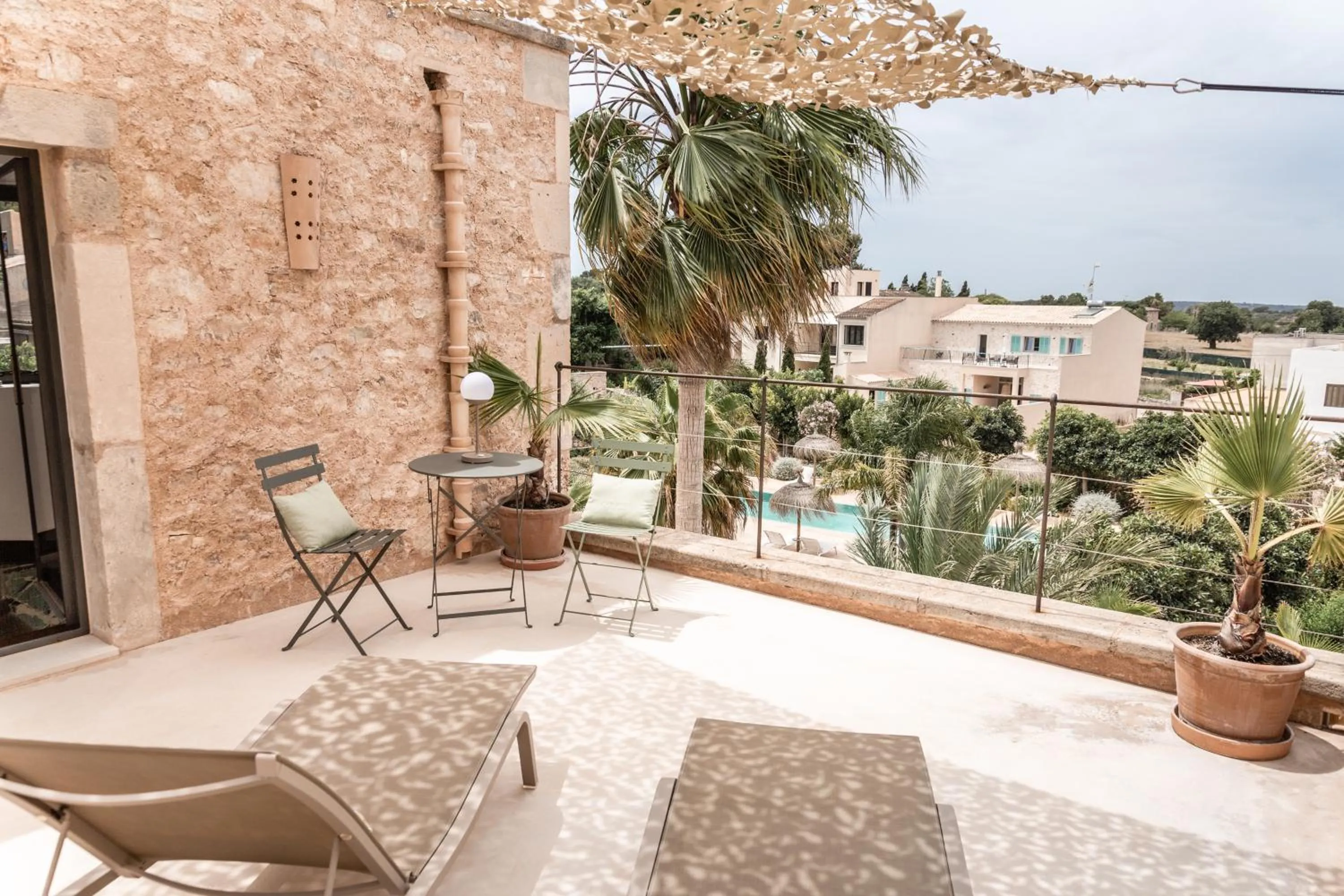 Garden view in Can Sull