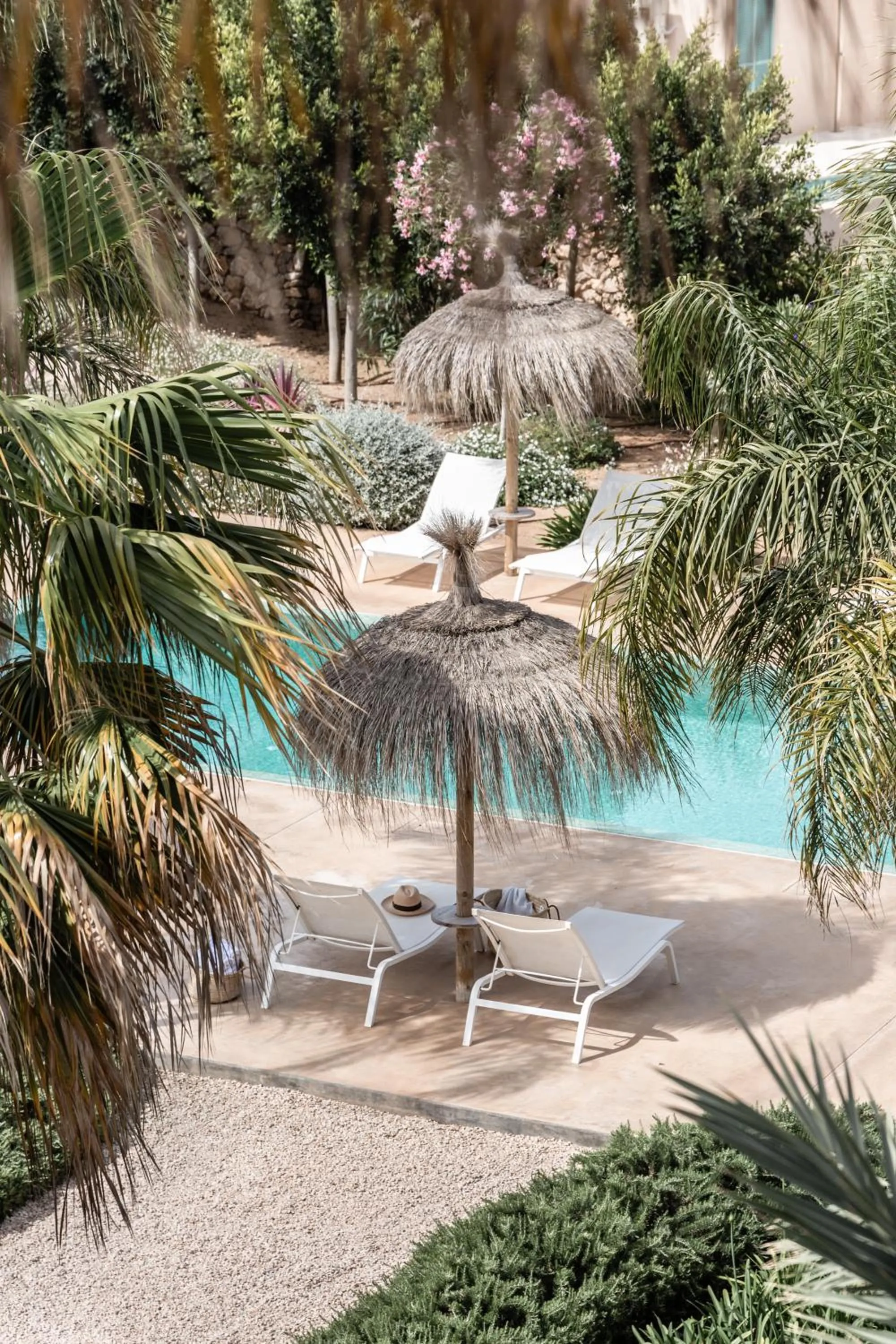 Garden view in Can Sull