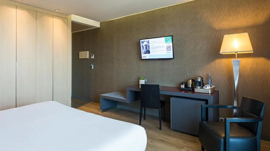 Bed in Hotel MiM Sitges & Spa