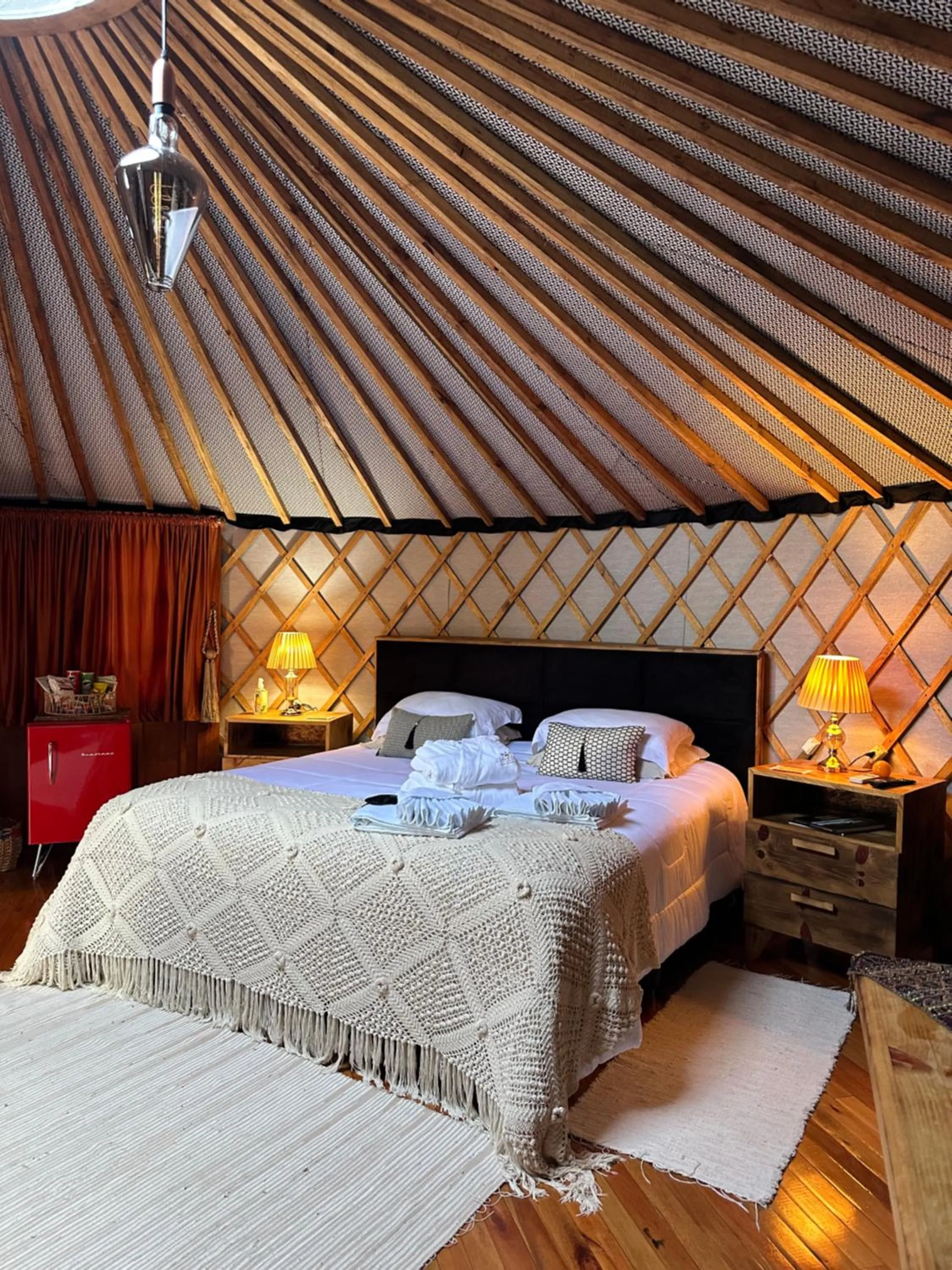 Bed in Glamping montain experience