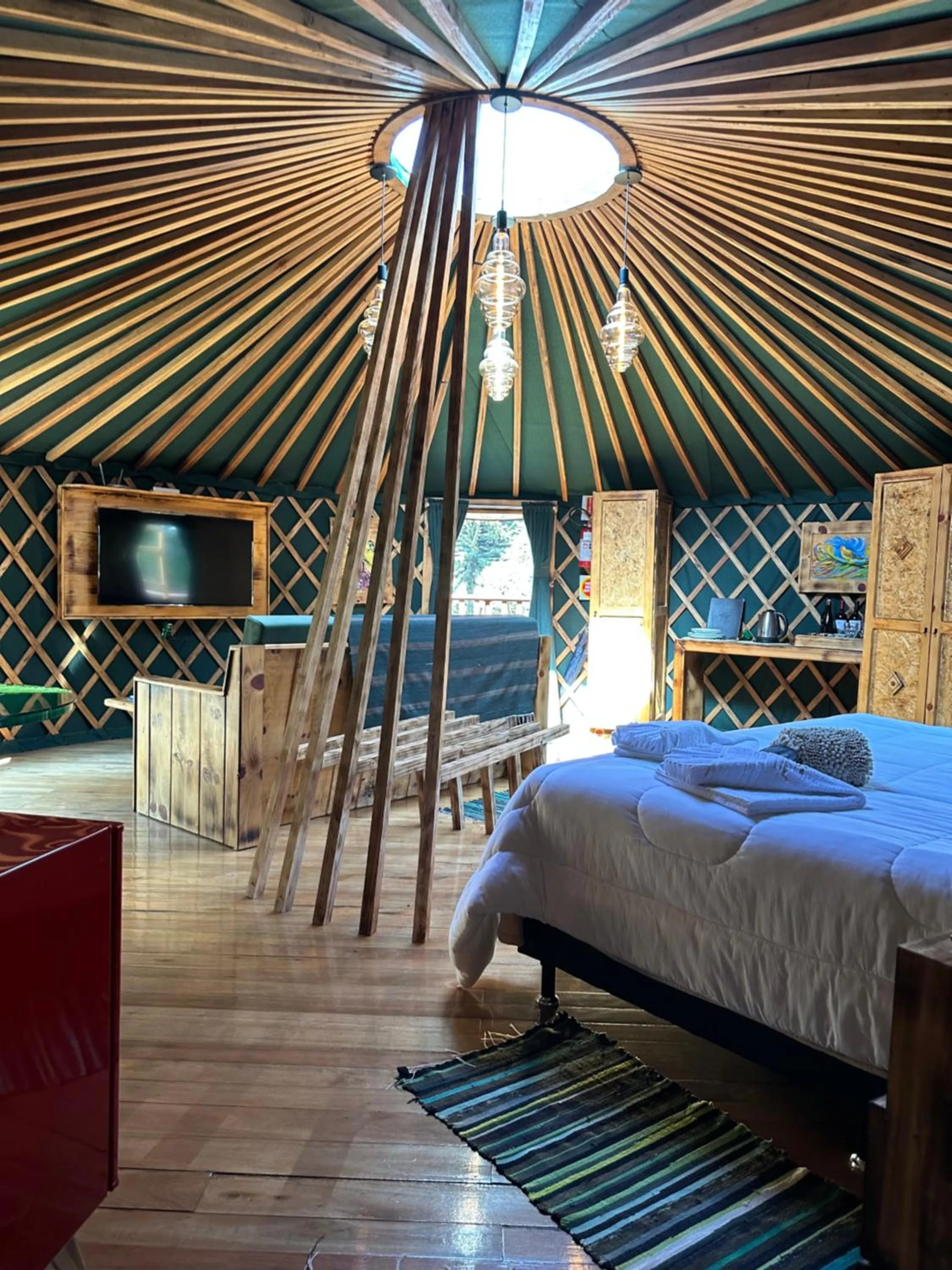 Bed in Glamping montain experience