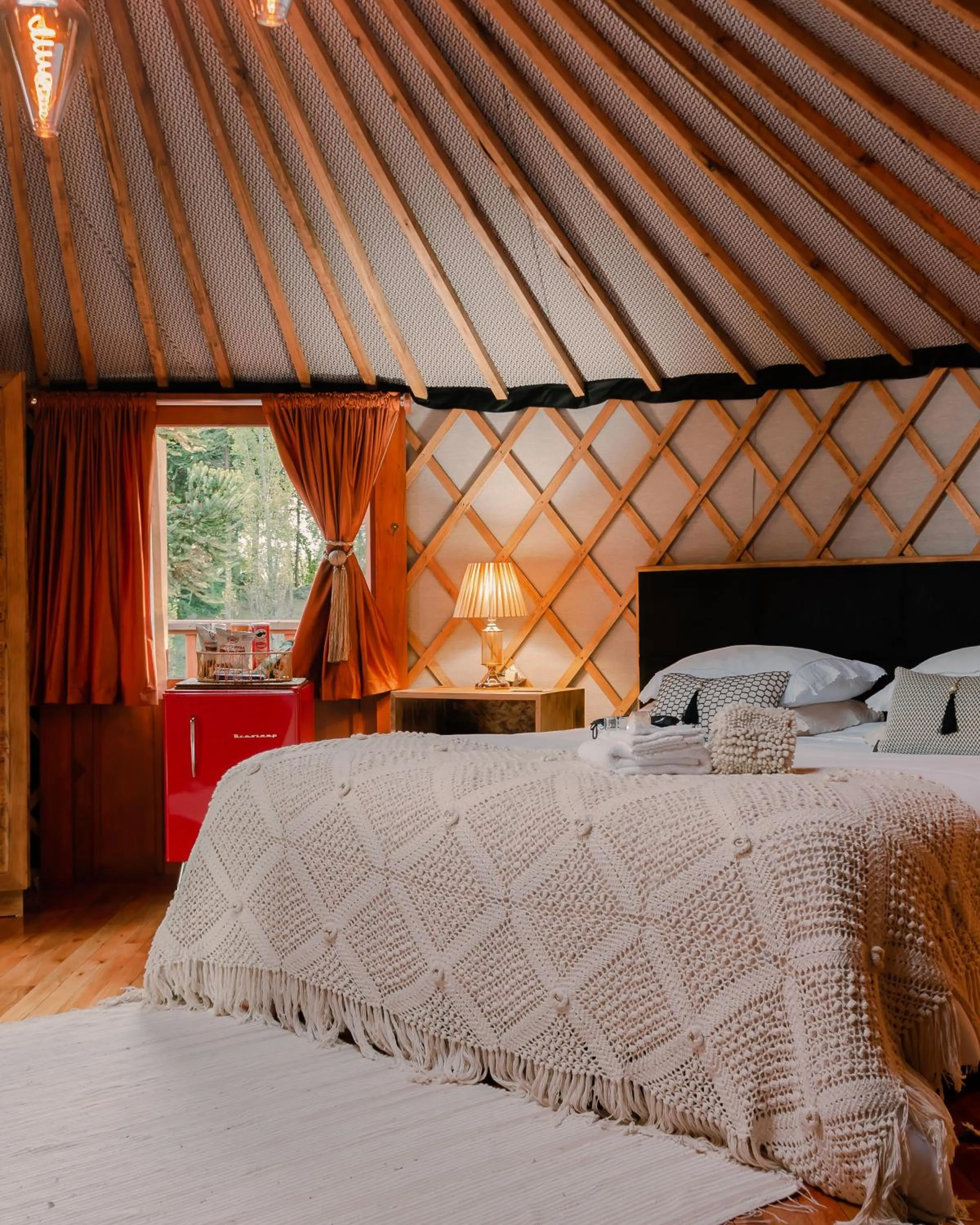Bed in Glamping montain experience