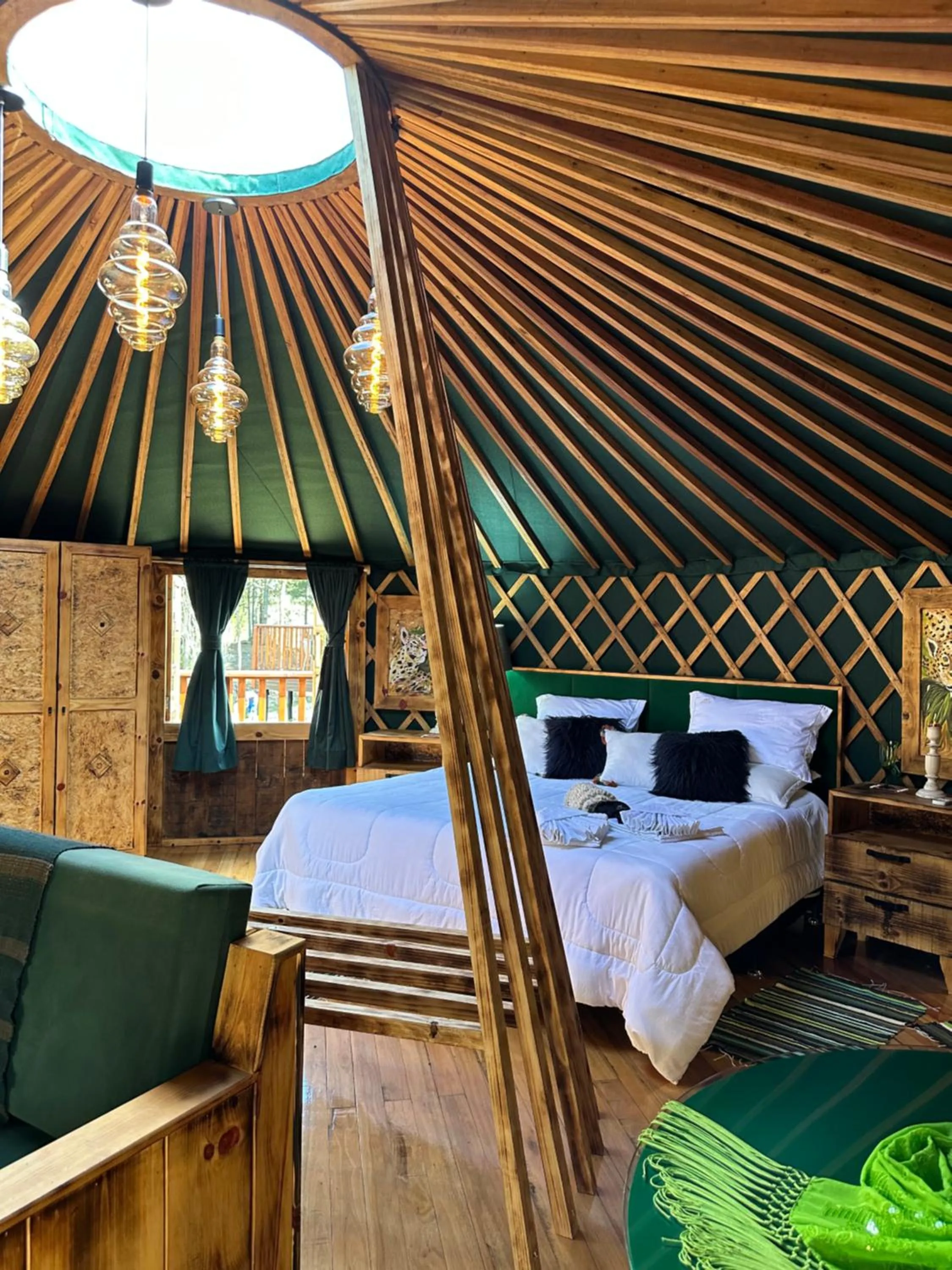 Bed in Glamping montain experience