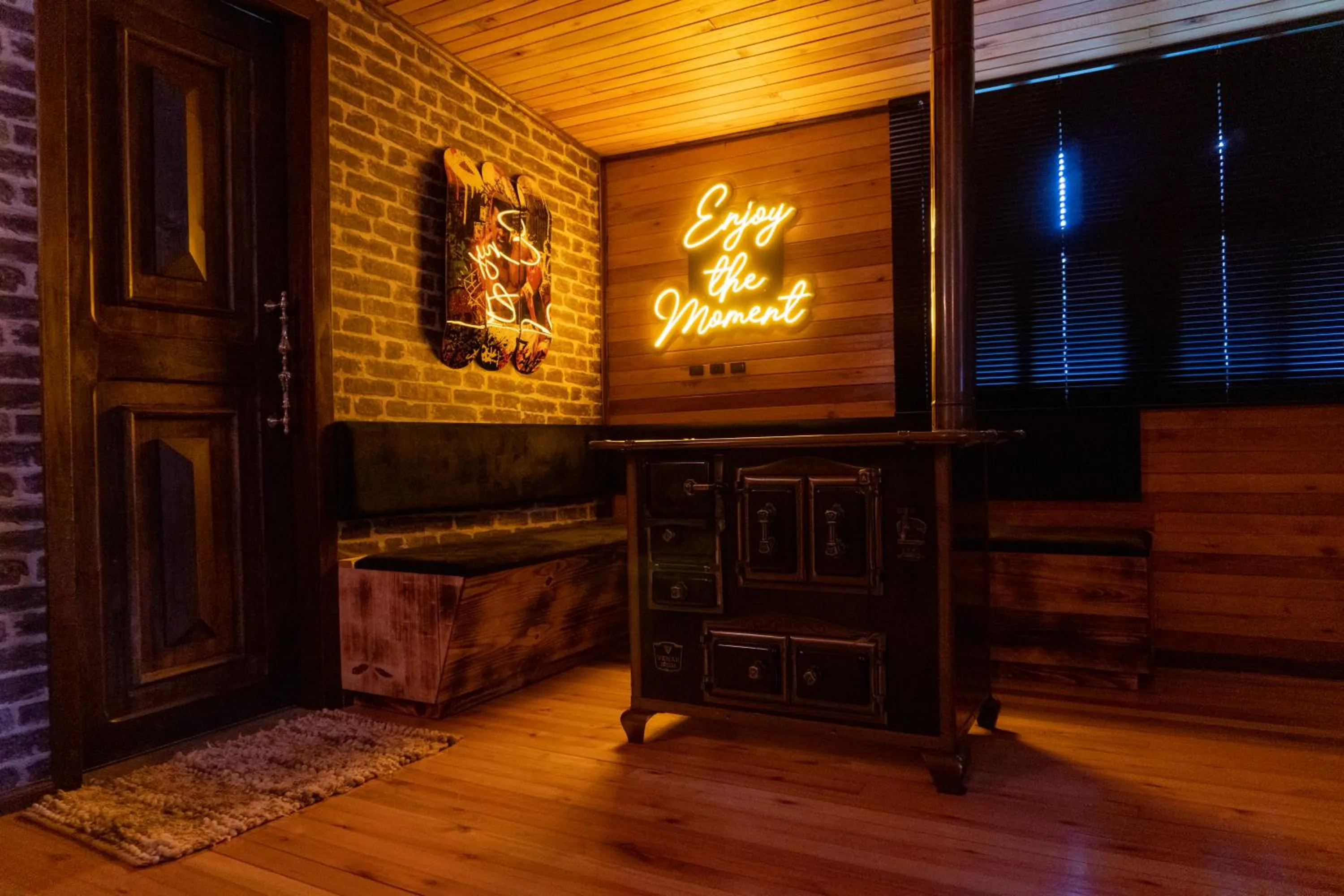 Seating area in Glamping montain experience