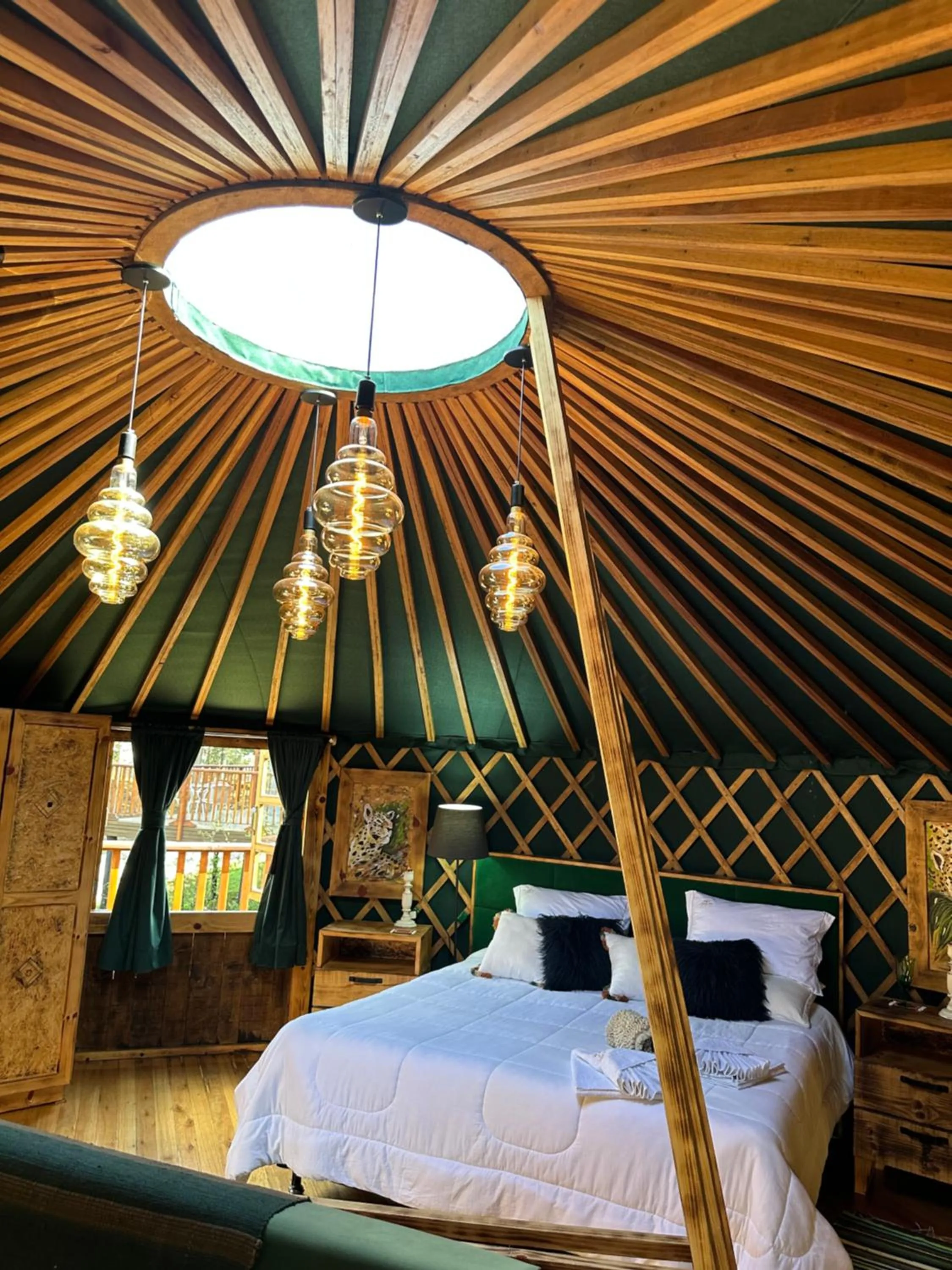Bed in Glamping montain experience