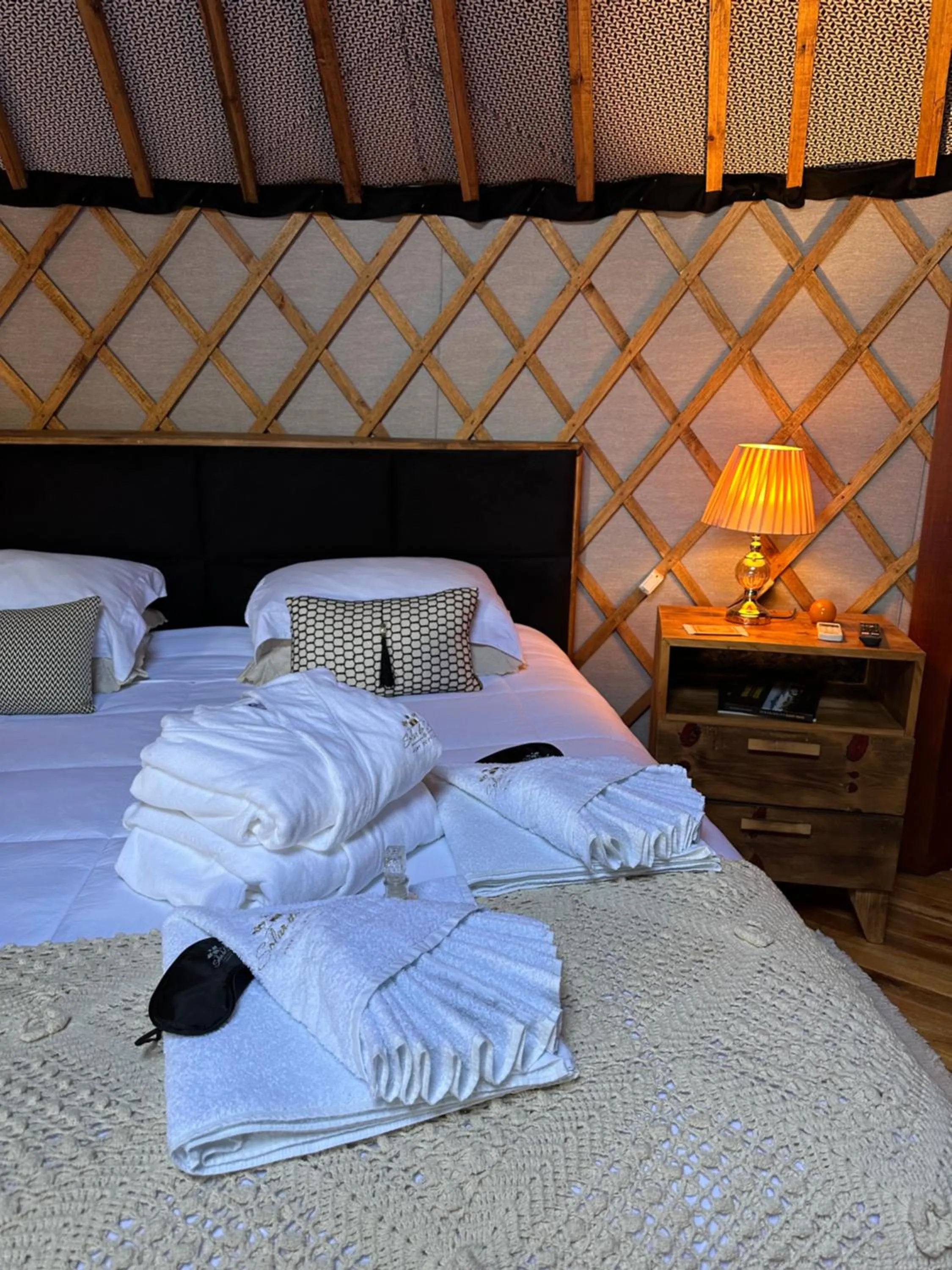 Bed in Glamping montain experience