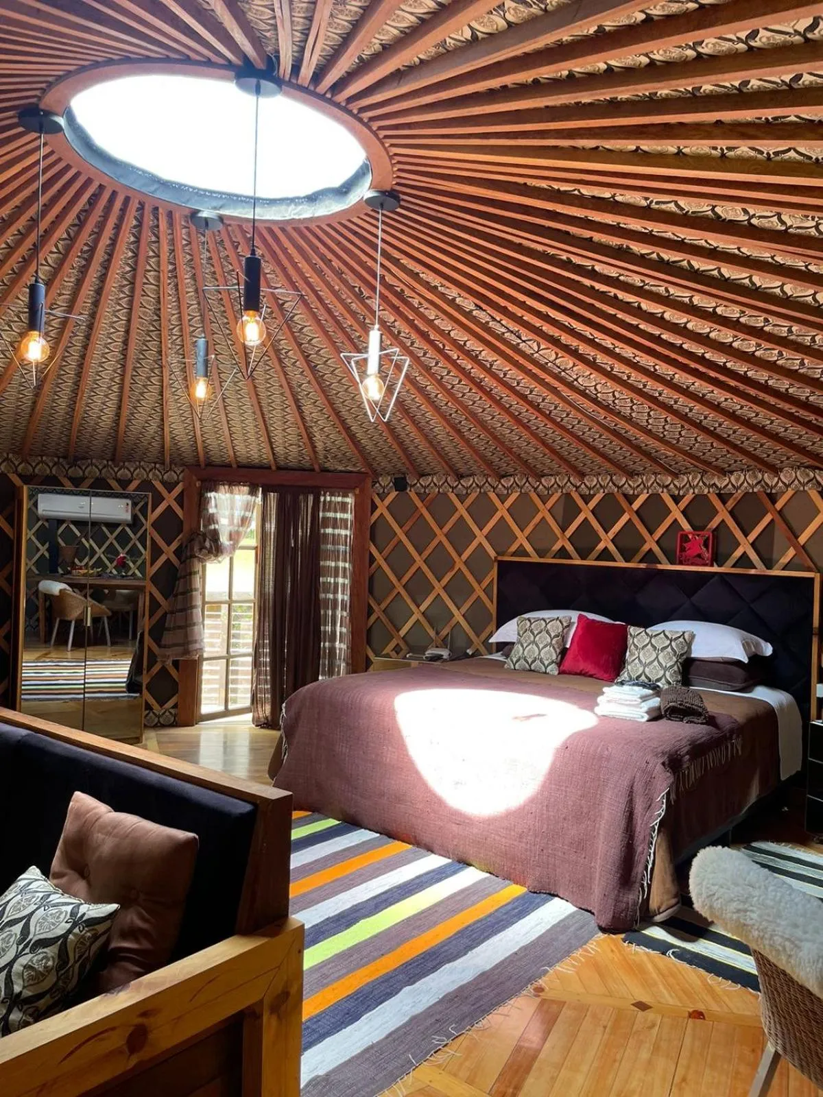 Bed in Glamping montain experience