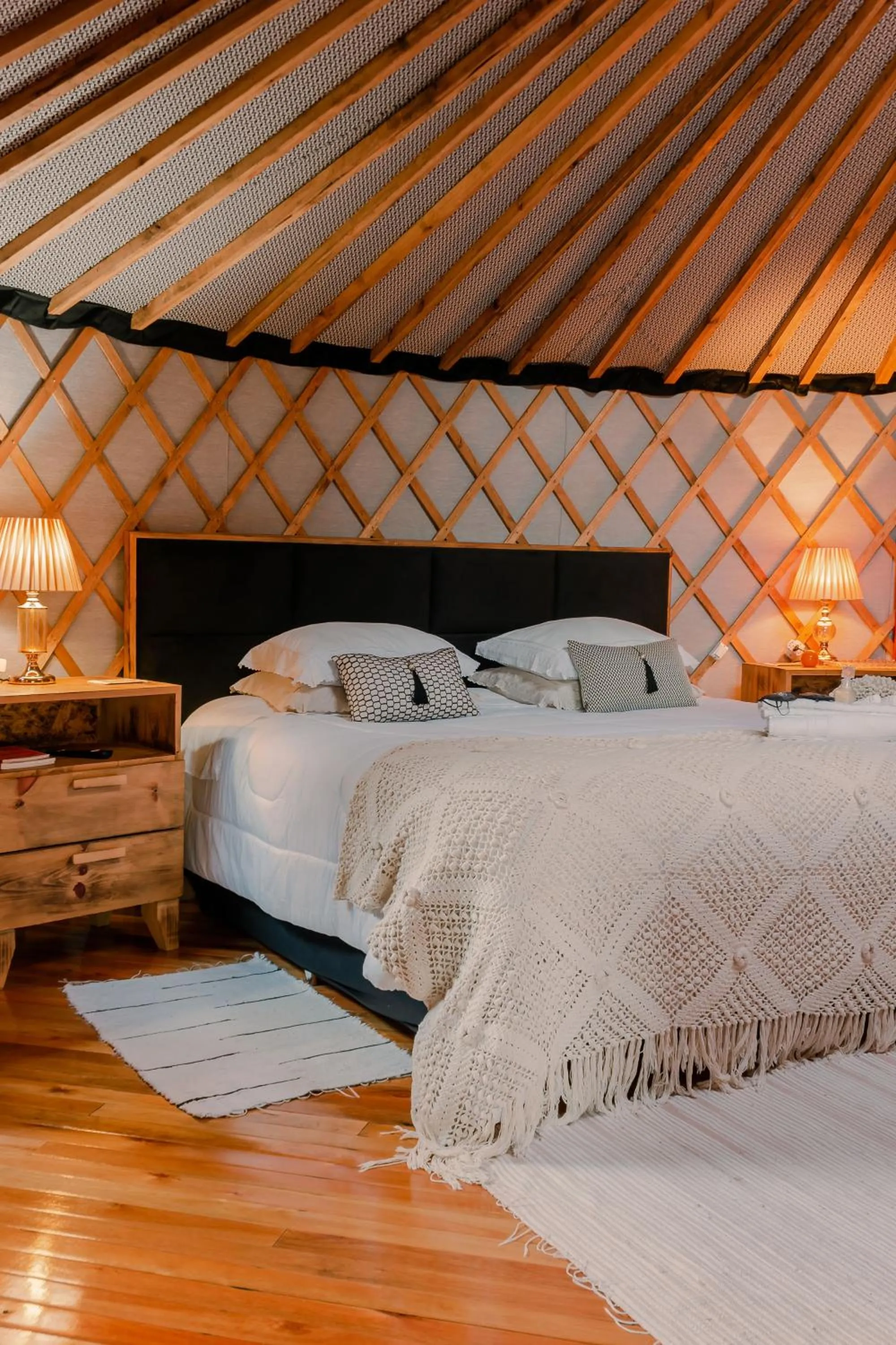 Bed in Glamping montain experience