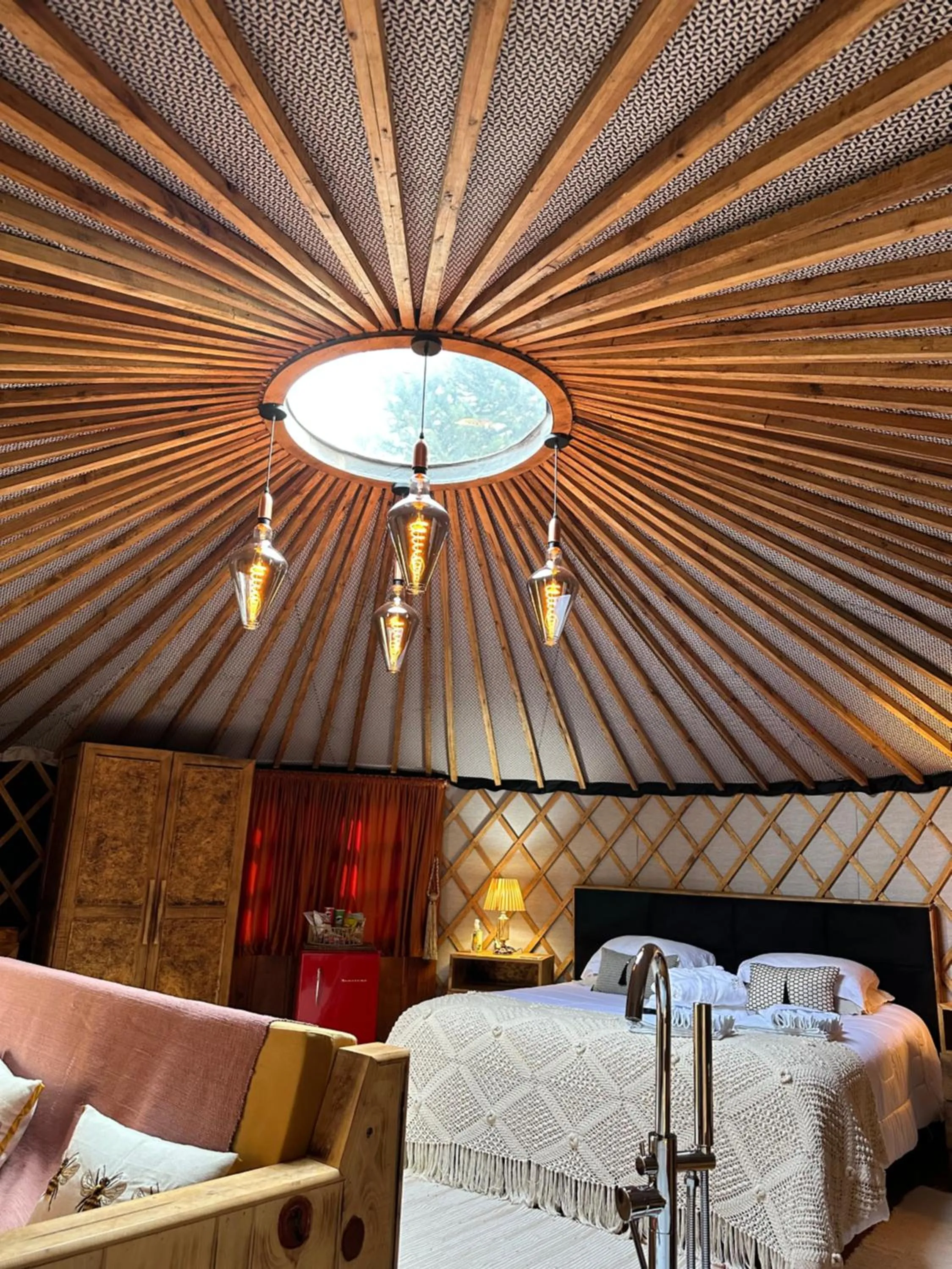 Bed in Glamping montain experience