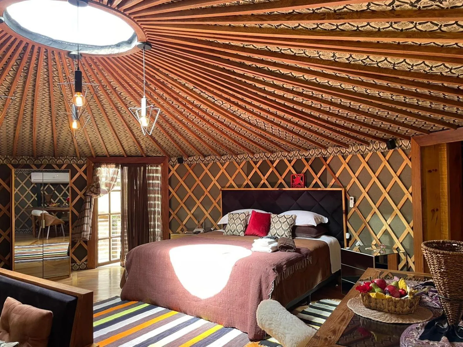 Bed in Glamping montain experience