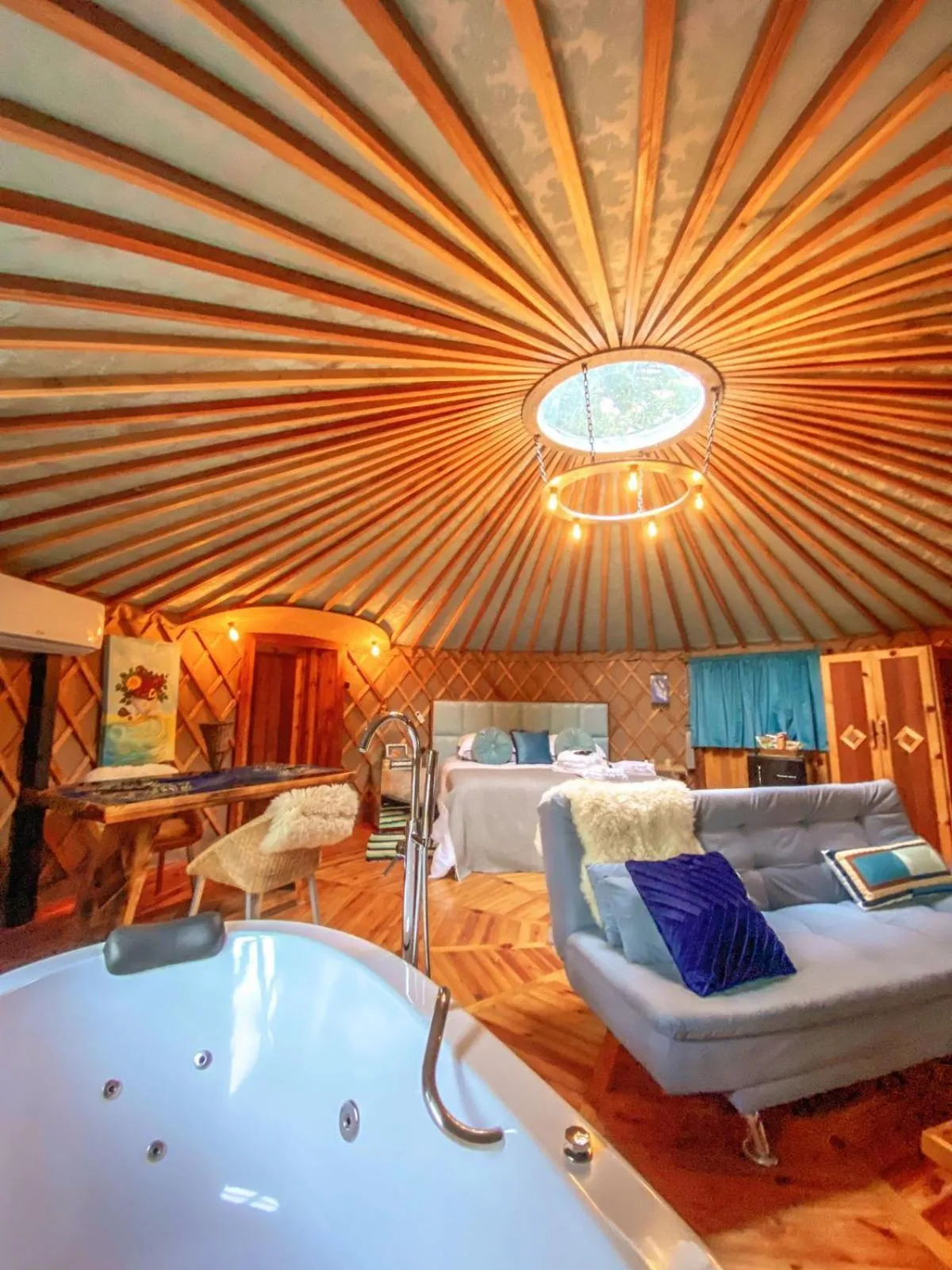Bed in Glamping montain experience