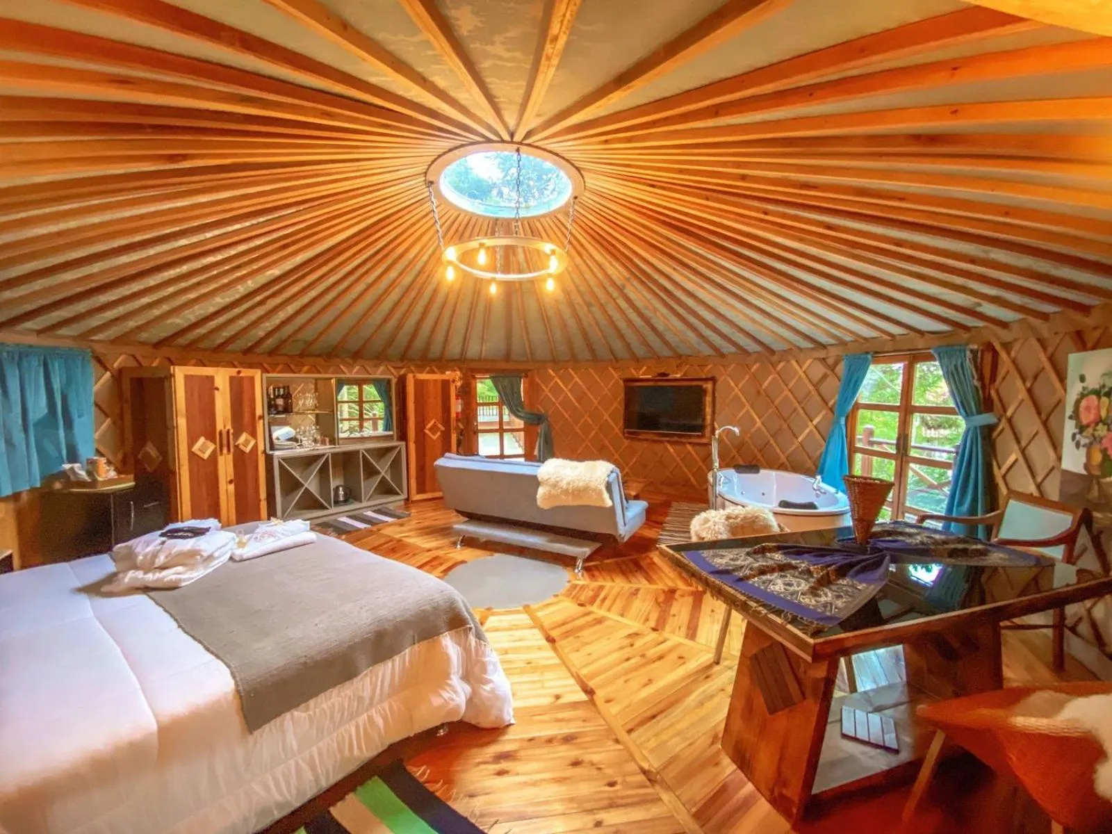 Bed in Glamping montain experience