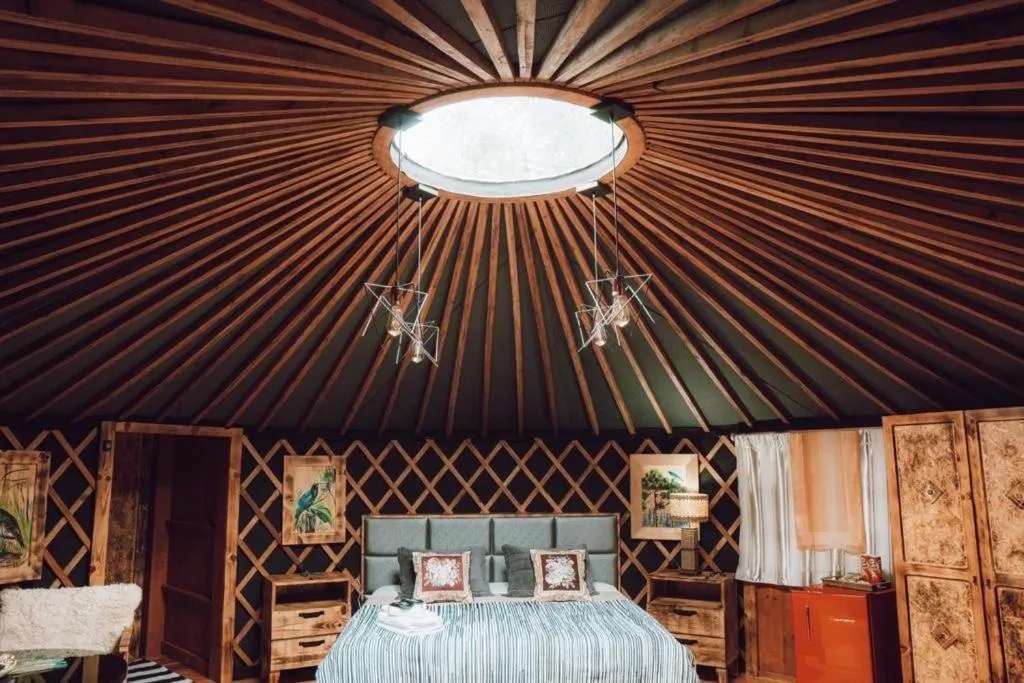 Bed in Glamping montain experience