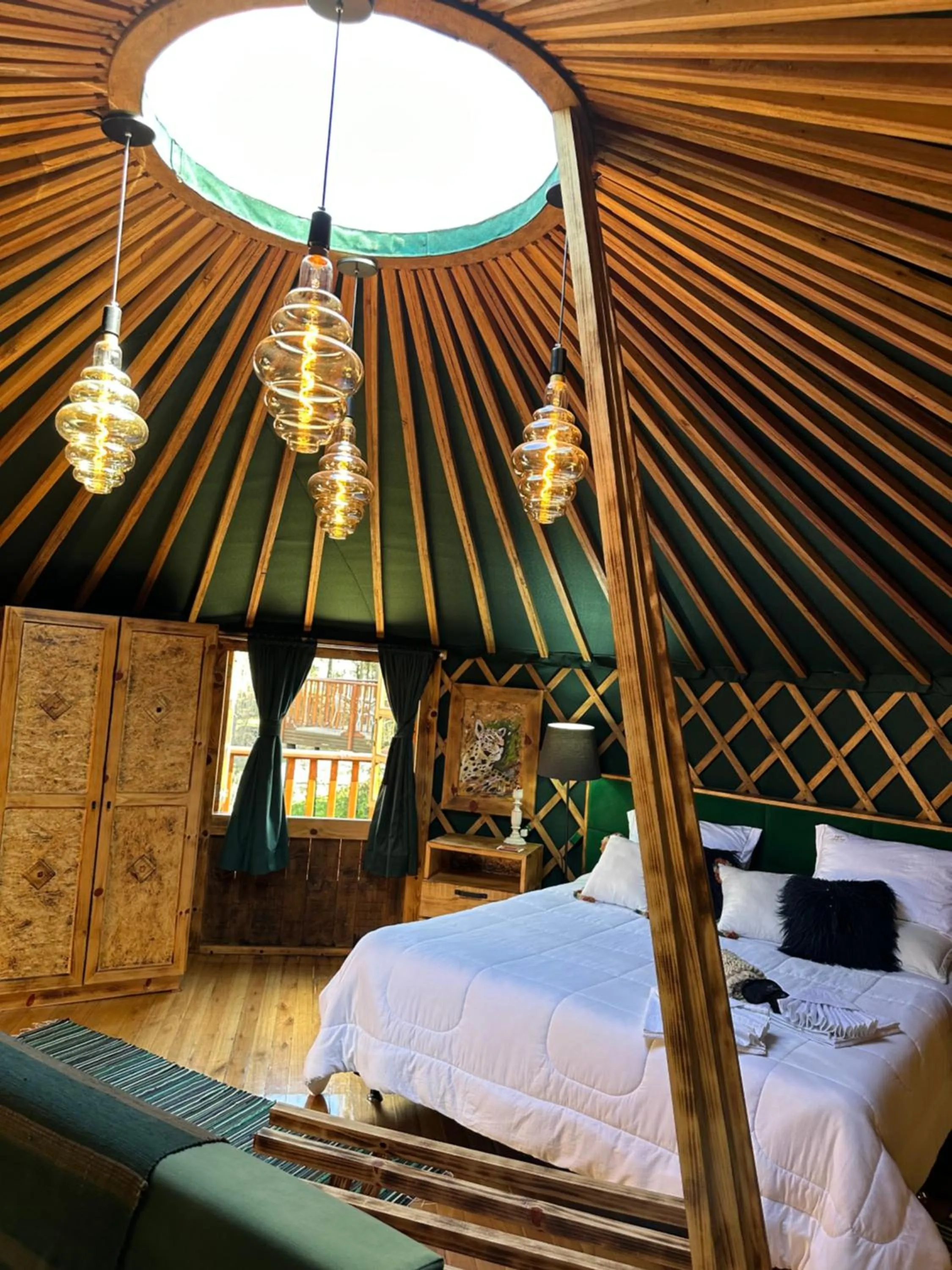 Bed in Glamping montain experience