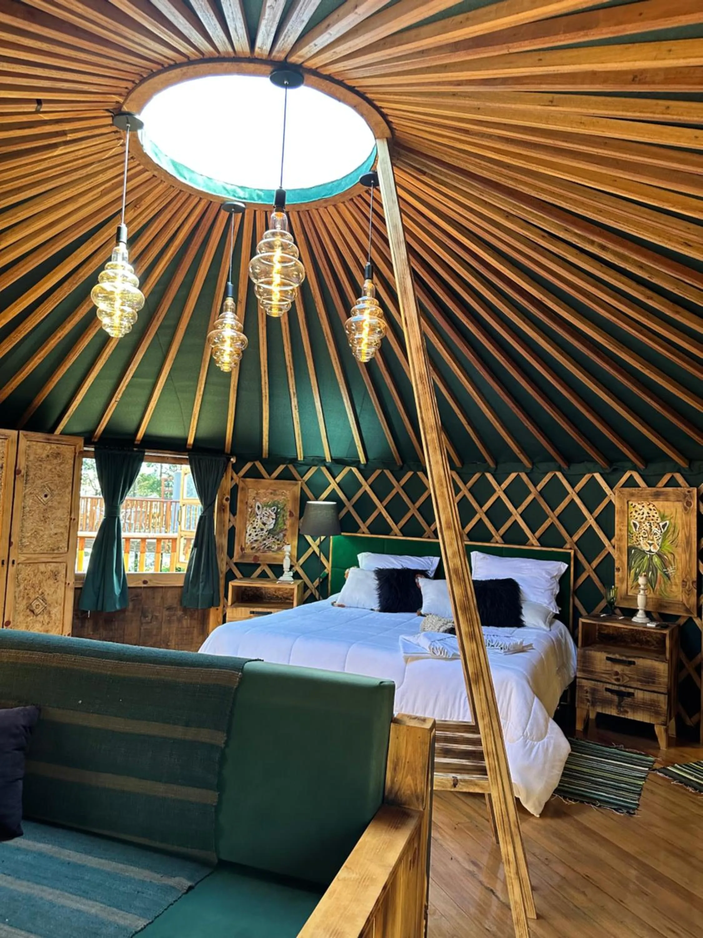 Bed in Glamping montain experience