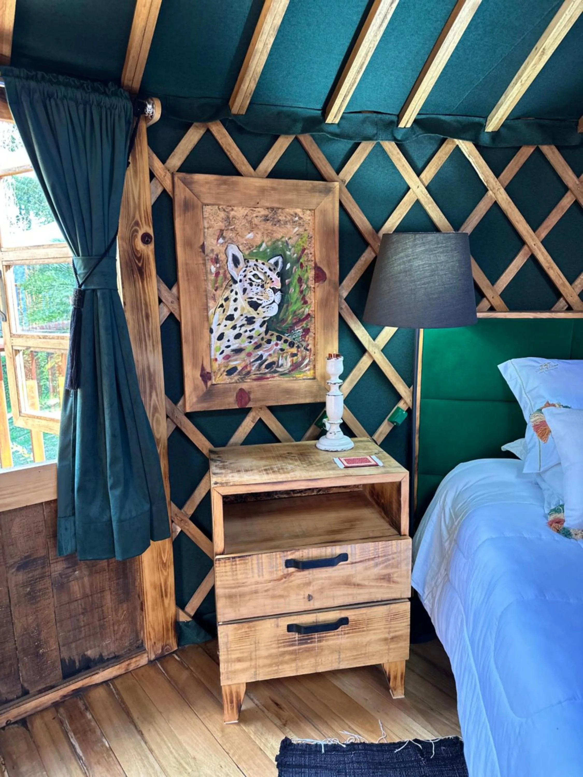 Bed in Glamping montain experience