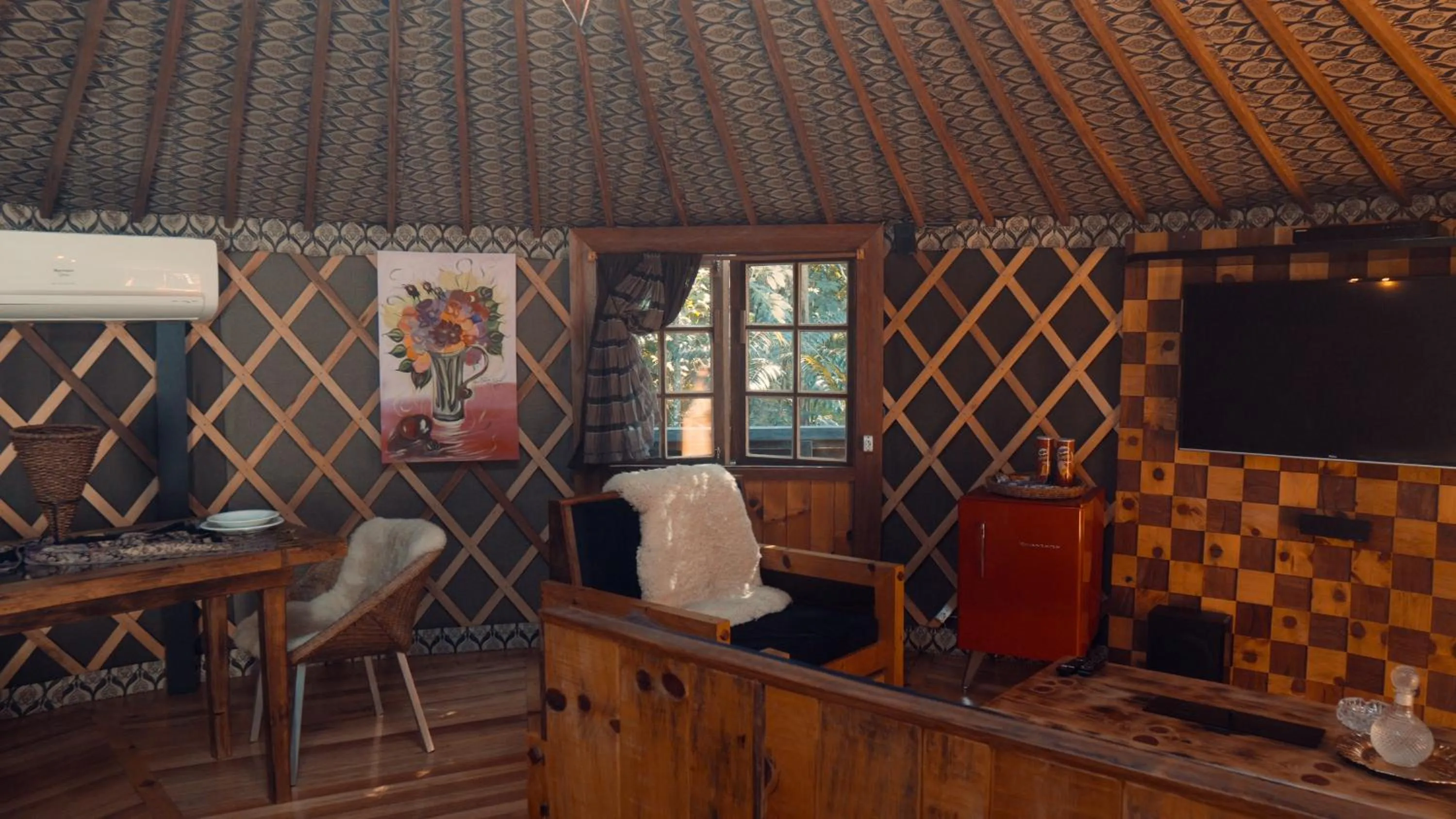 Living room in Glamping montain experience