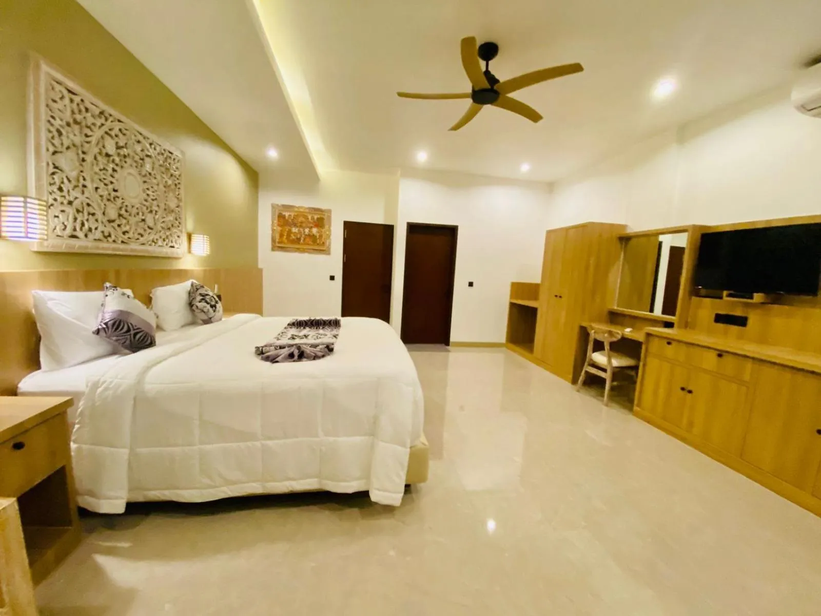 Bed in Solaluna Beach Homestay