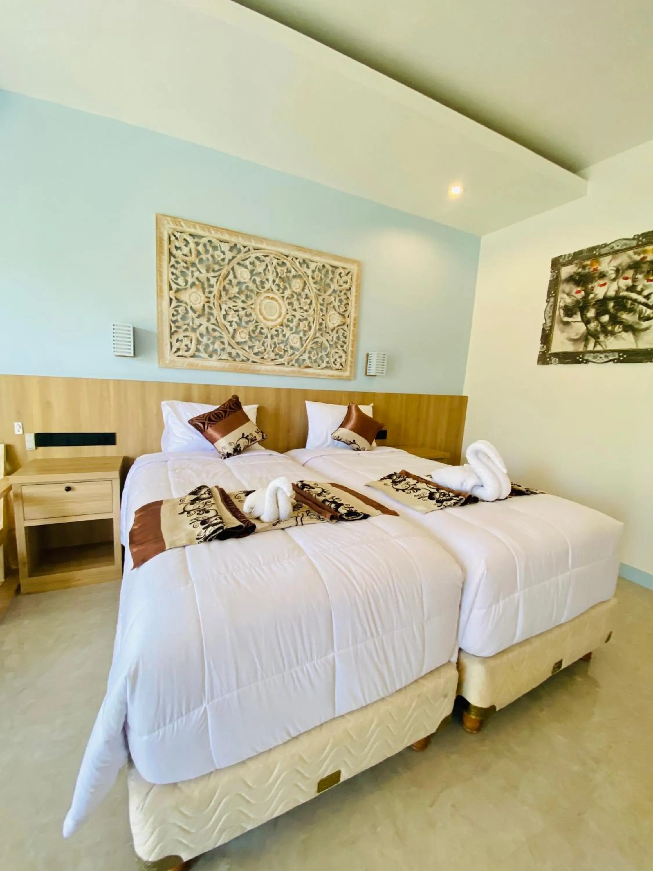Bed in Solaluna Beach Homestay