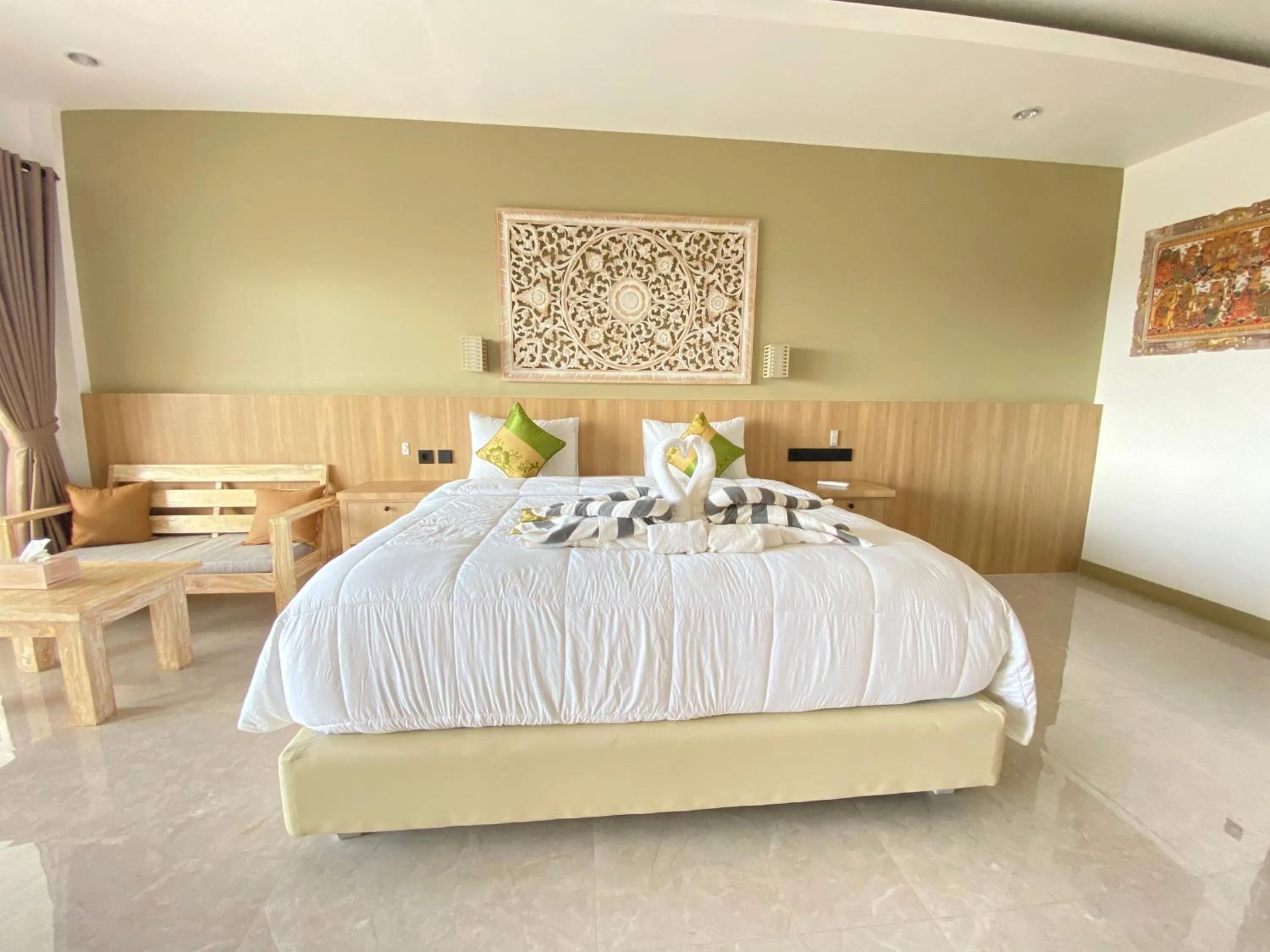 Bed in Solaluna Beach Homestay