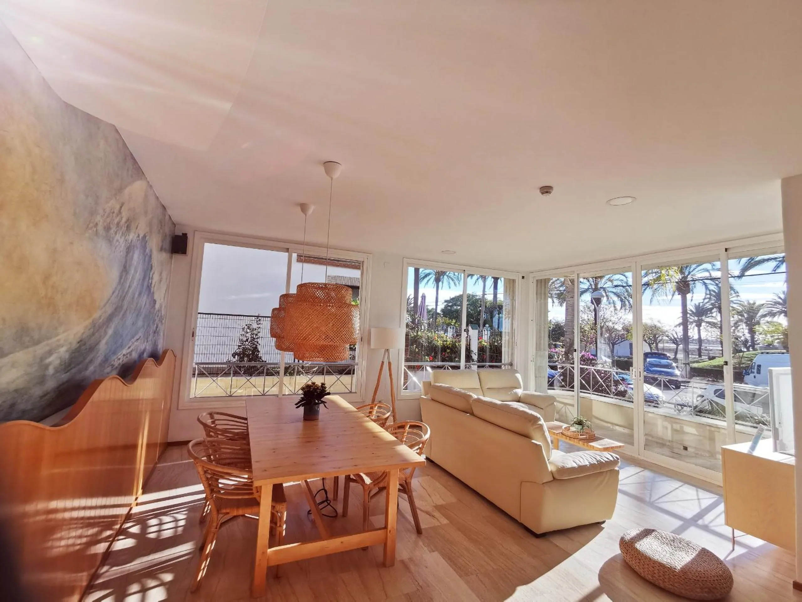 Seating area in MAREA Hotel