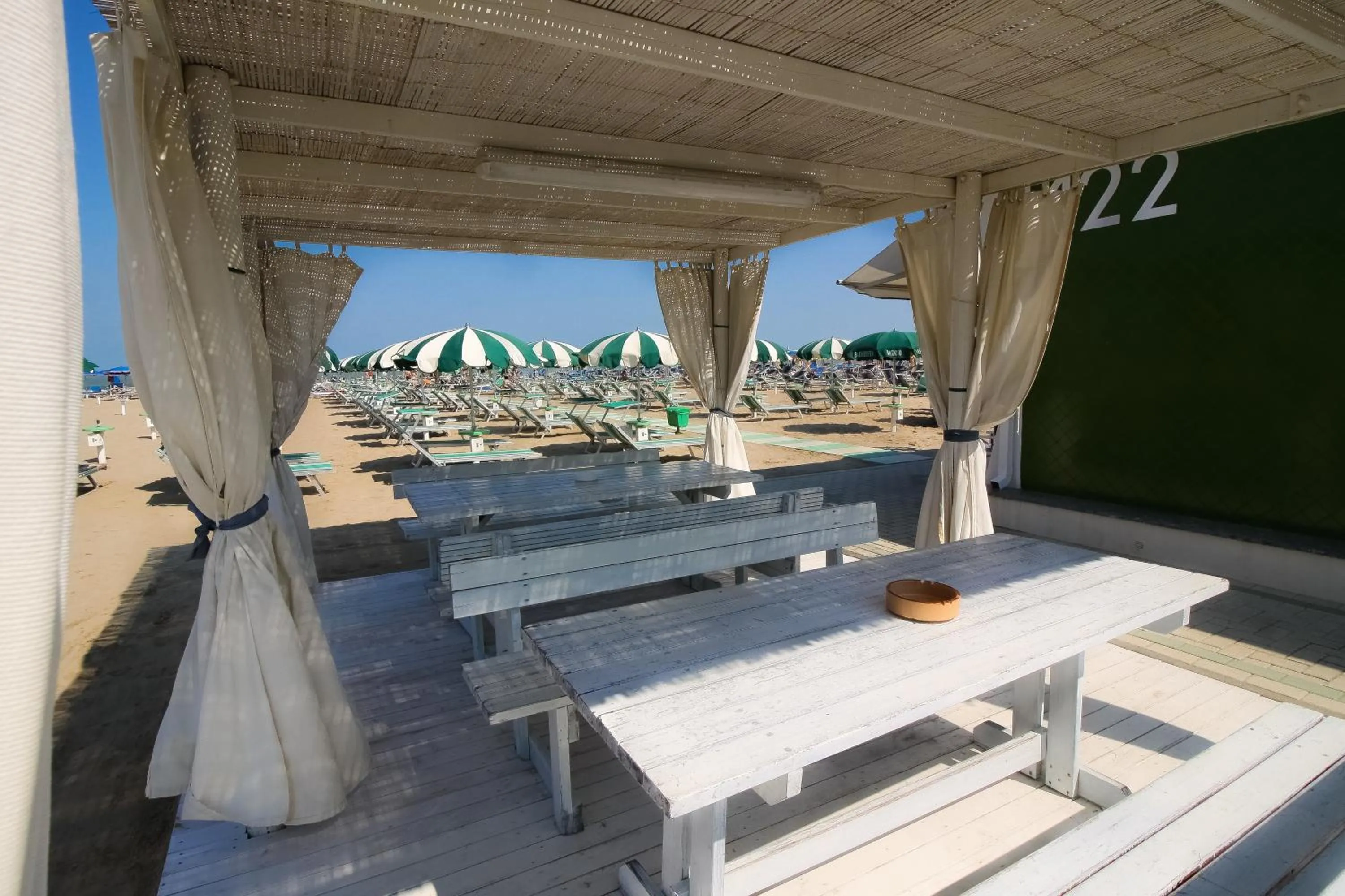 Beach in Hotel Belmar