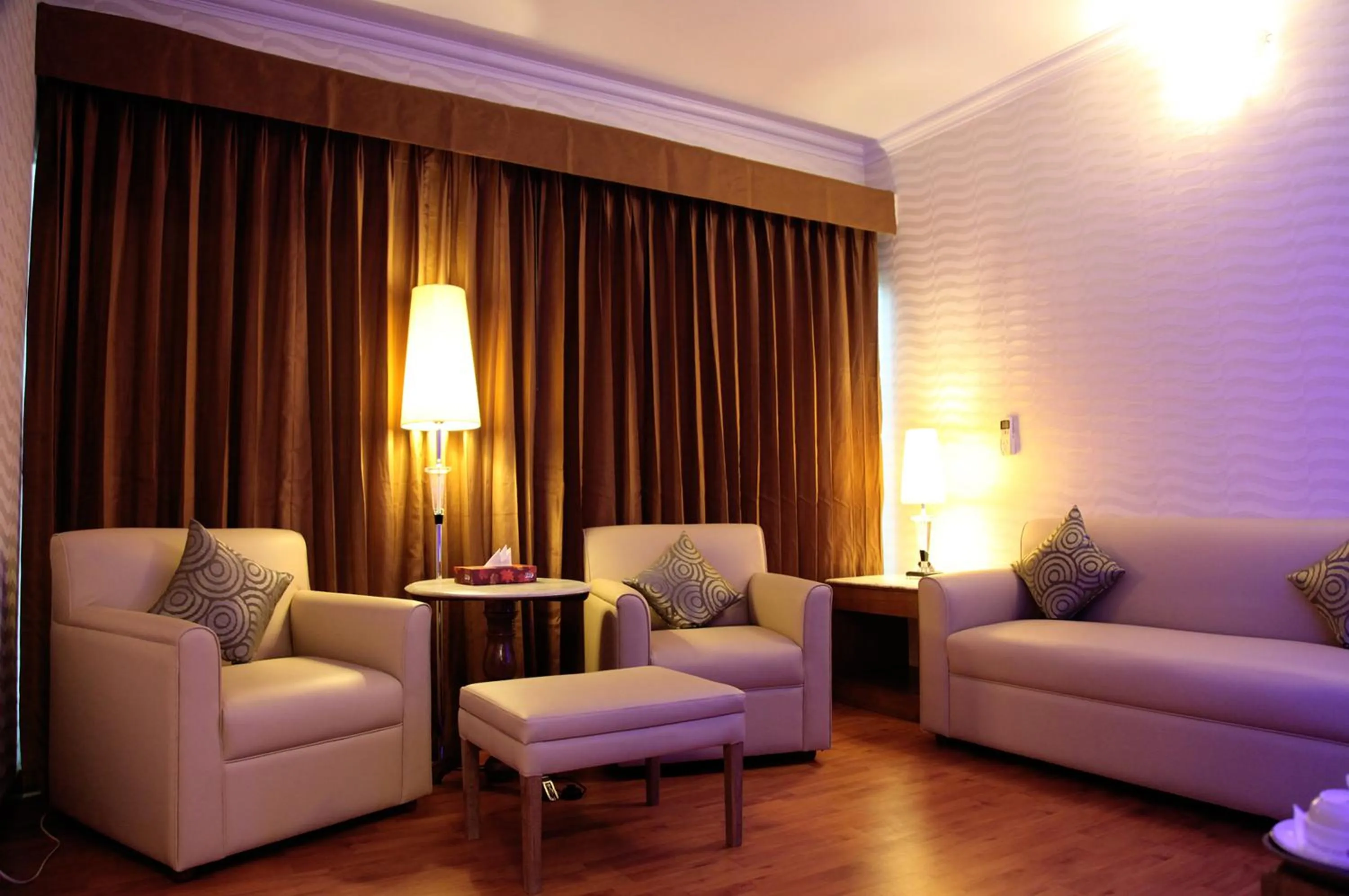 Seating area in Imperial Swiss Garden Dhaka