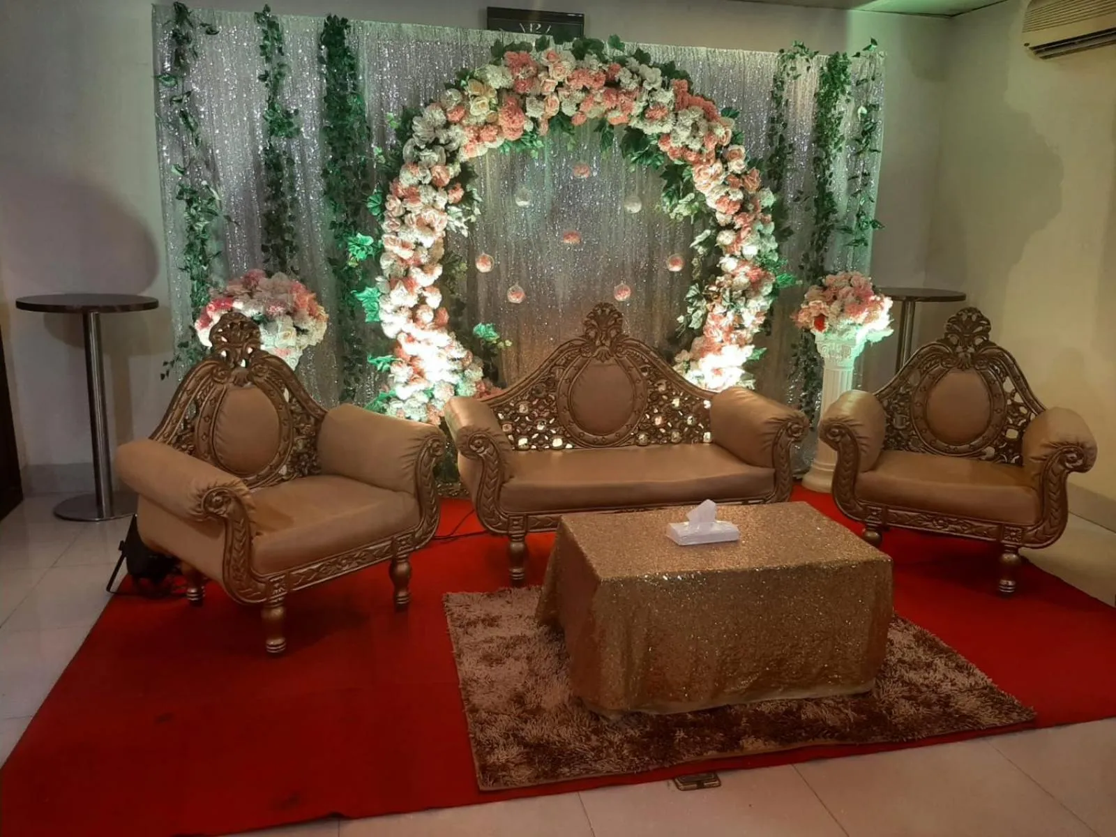 Seating area in Imperial Swiss Garden Dhaka