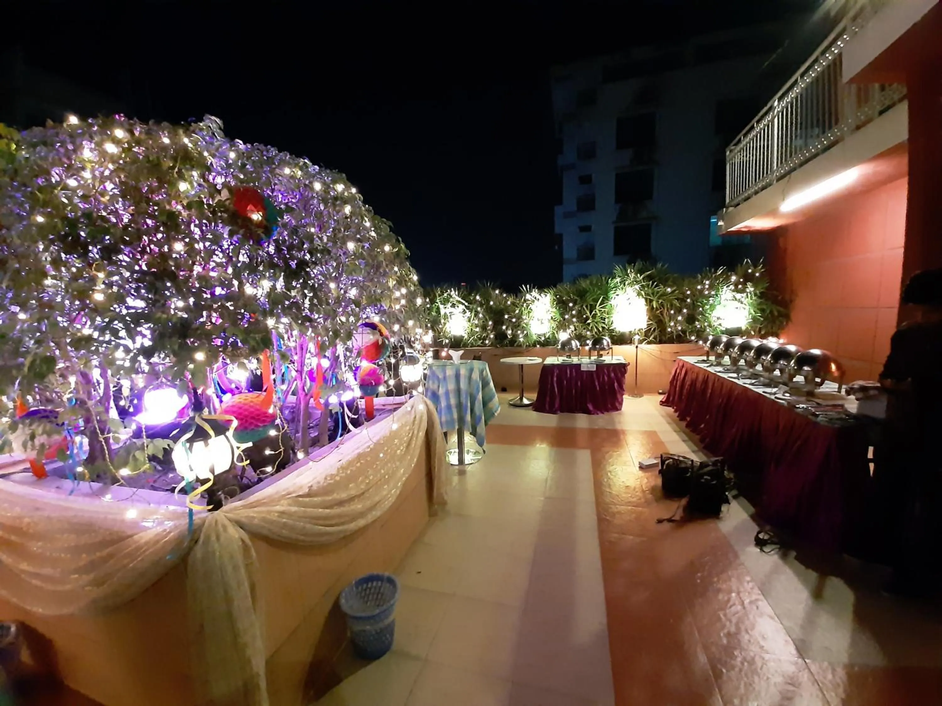 Night in Imperial Swiss Garden Dhaka