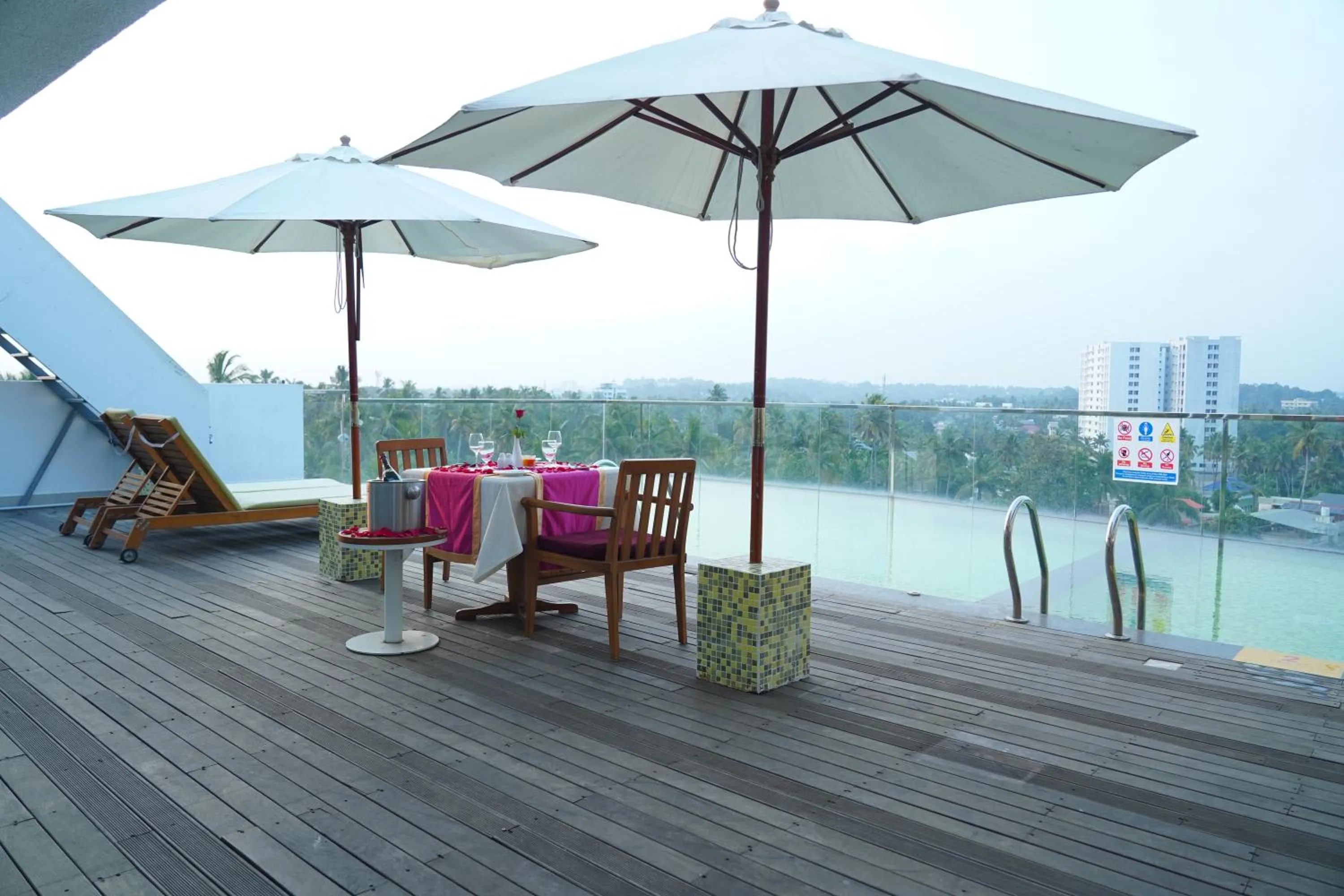 Swimming pool in Vivin Luxury Suites