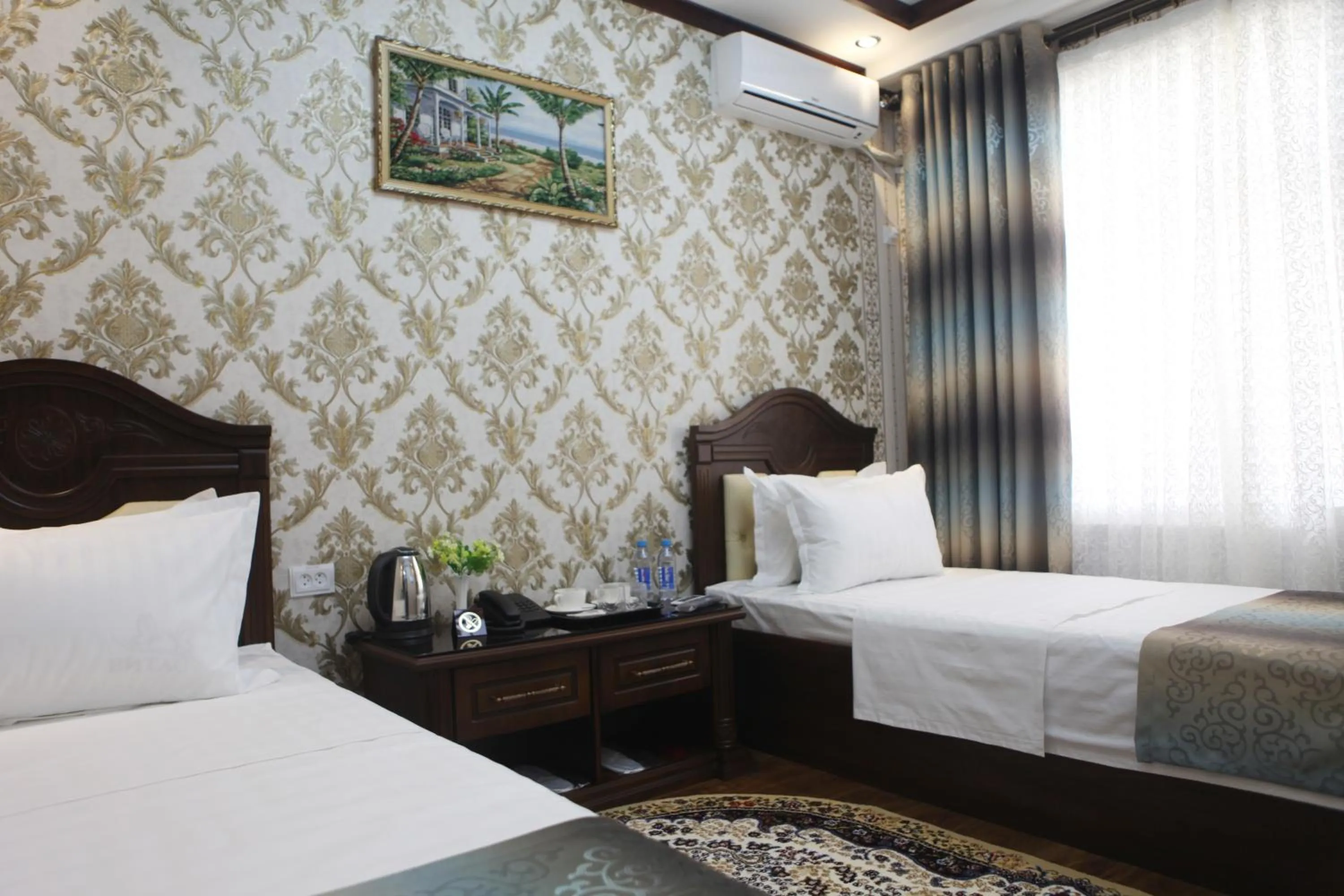 Bed in Hotel Naxshab