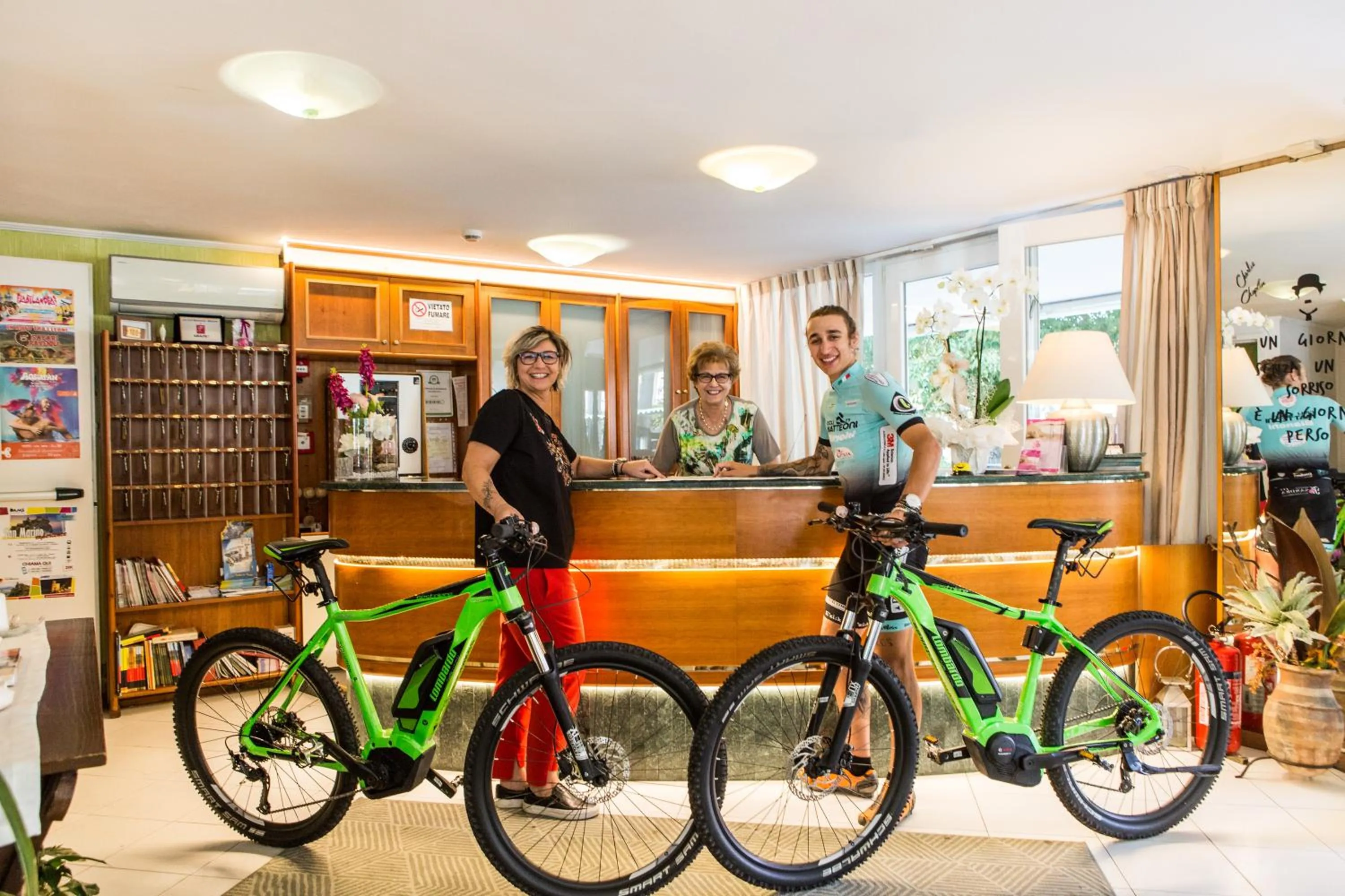 Lobby or reception in Hotel Sandra