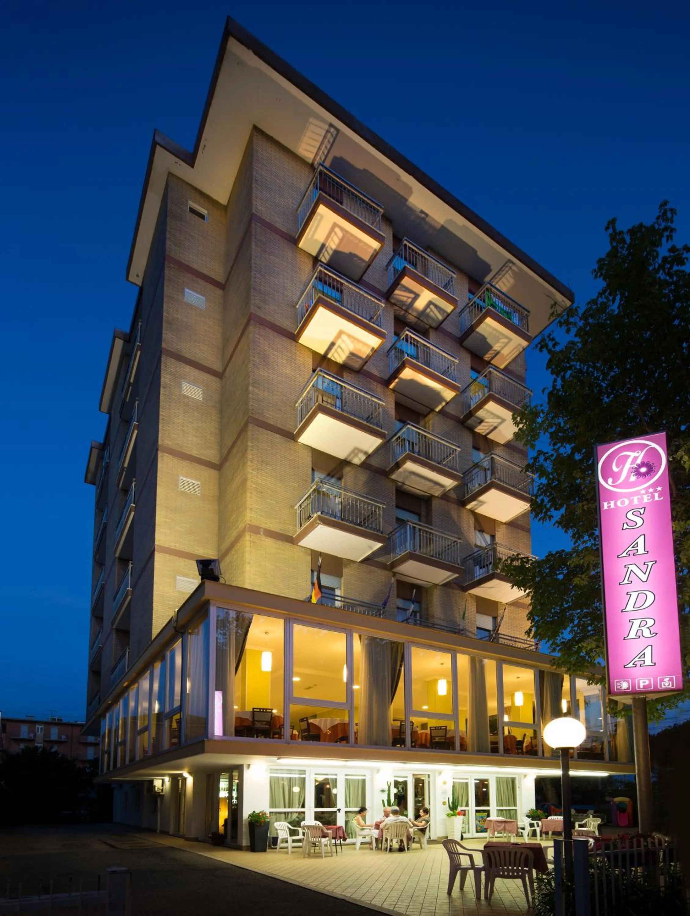Property building in Hotel Sandra