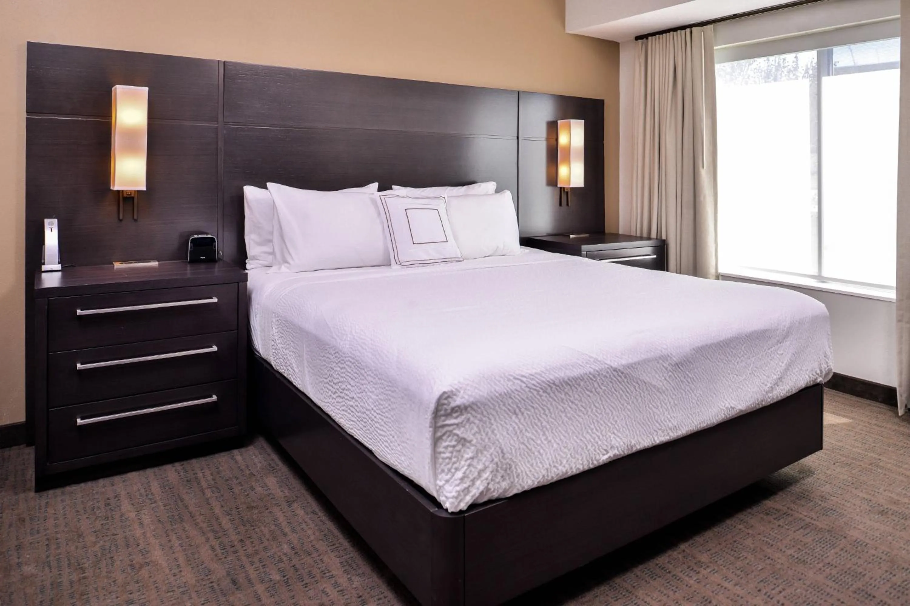 Bedroom, Bed in Residence Inn by Marriott Charlotte Steele Creek