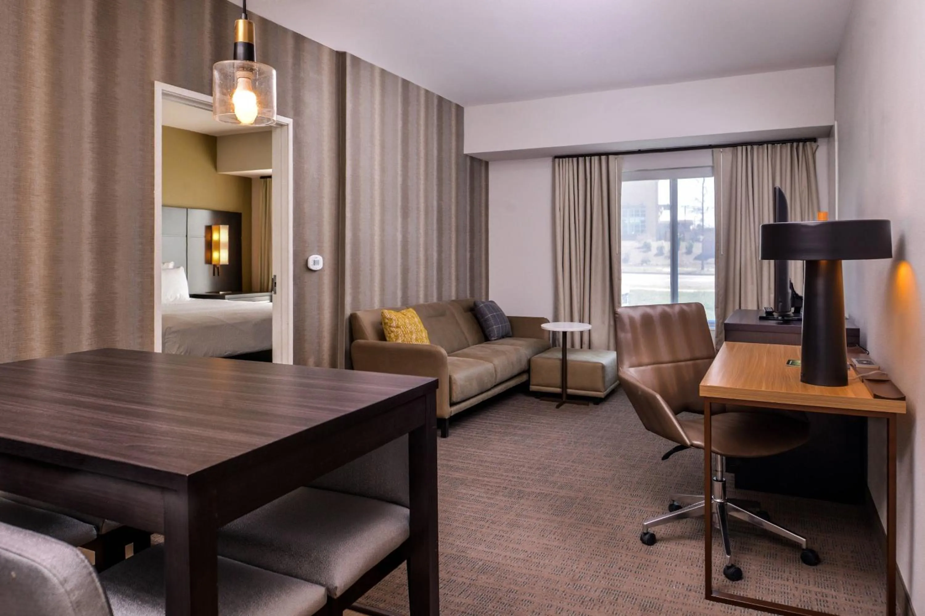 Living room, Bed in Residence Inn by Marriott Charlotte Steele Creek