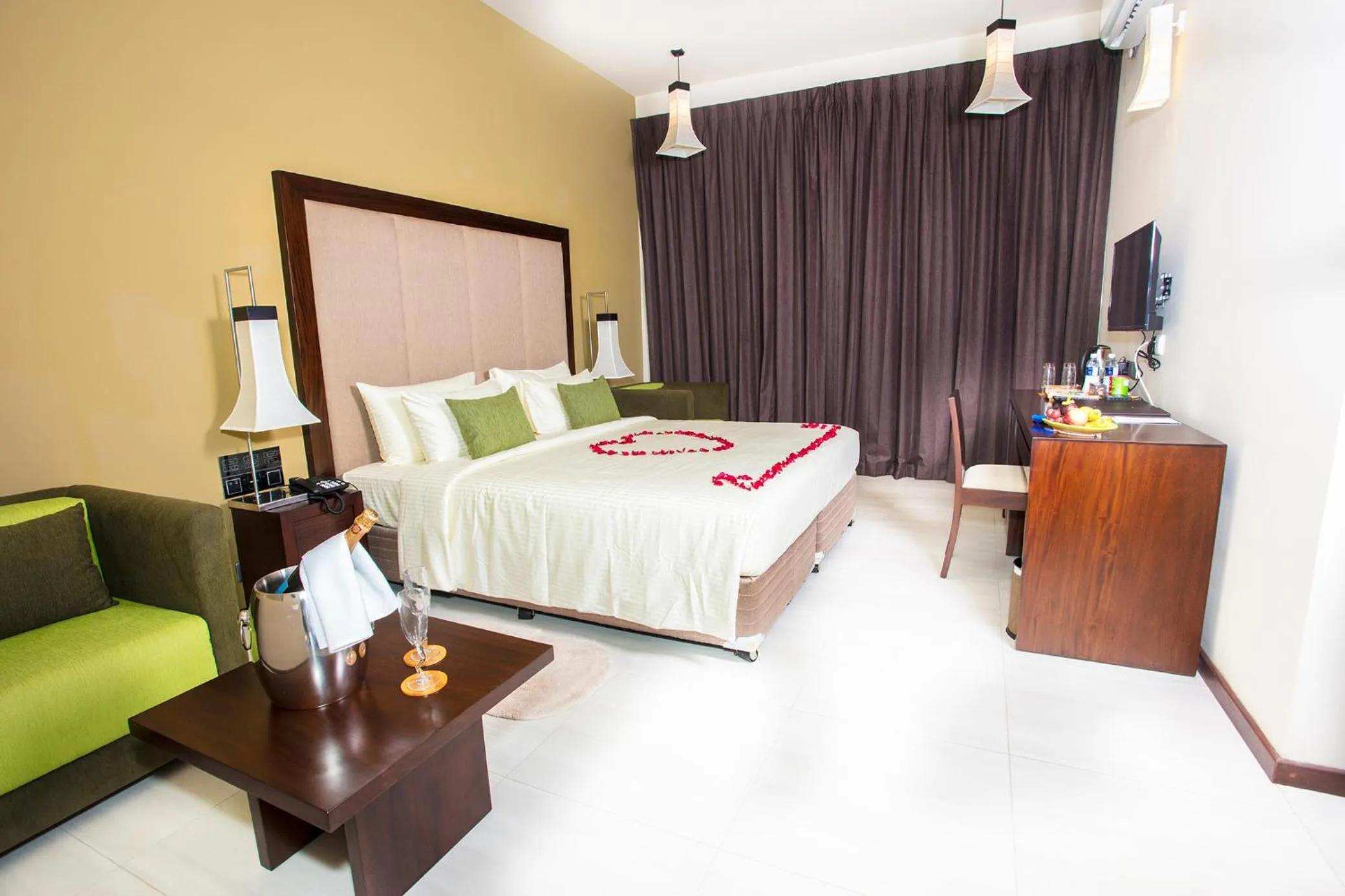 Bedroom, Bed in Amora Lagoon Hotel