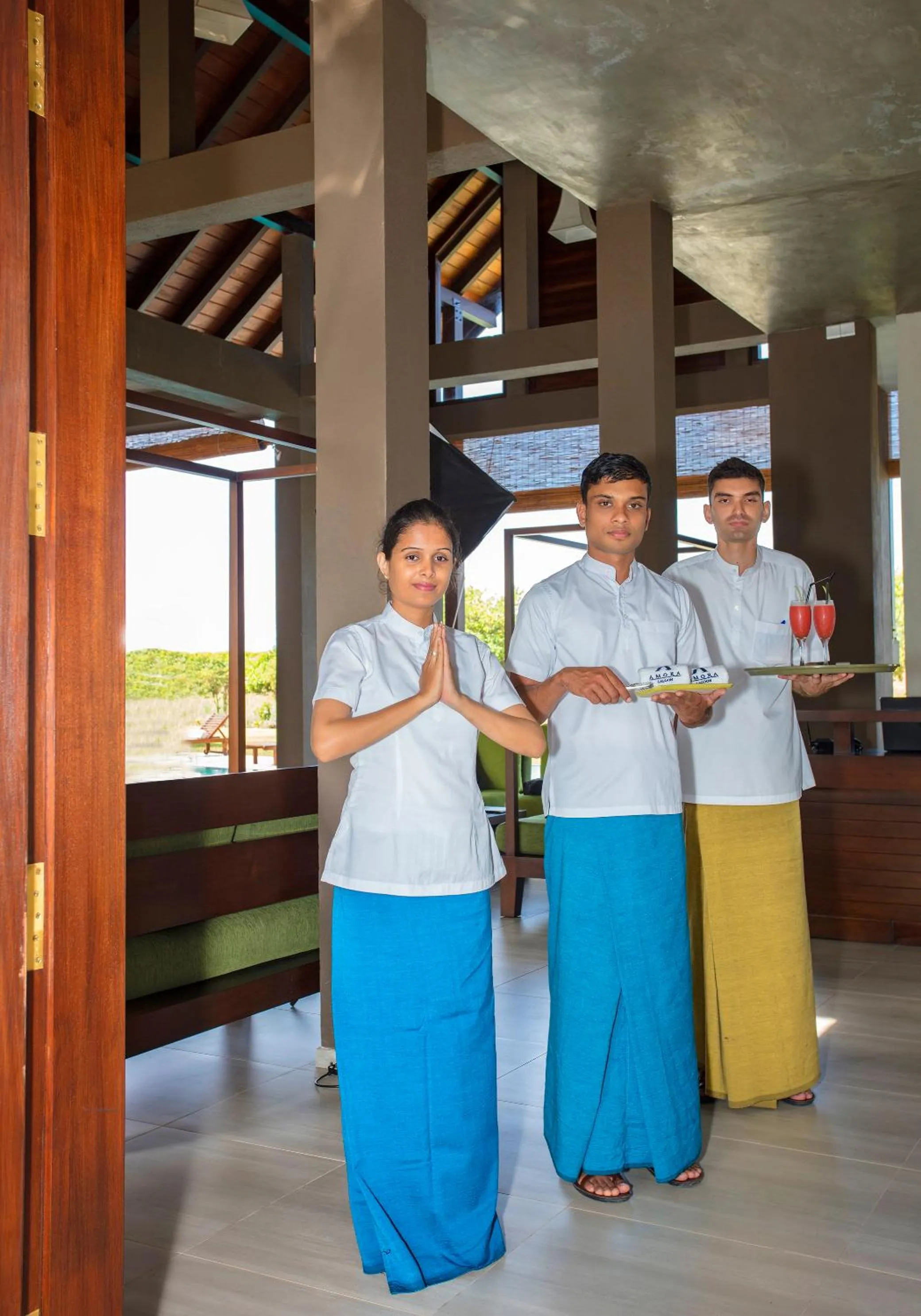 Staff in Amora Lagoon Hotel