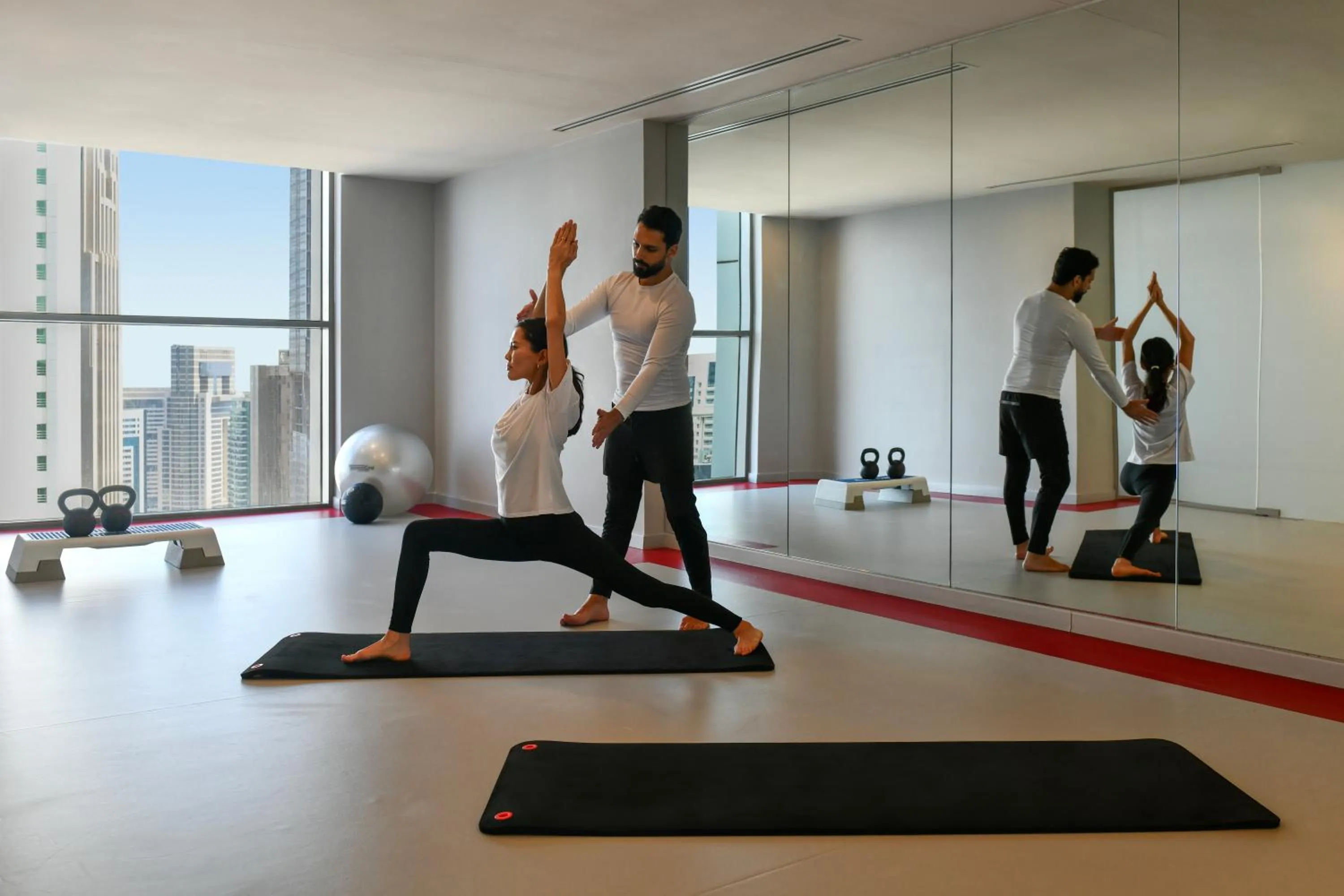 People in Dusit Doha Hotel