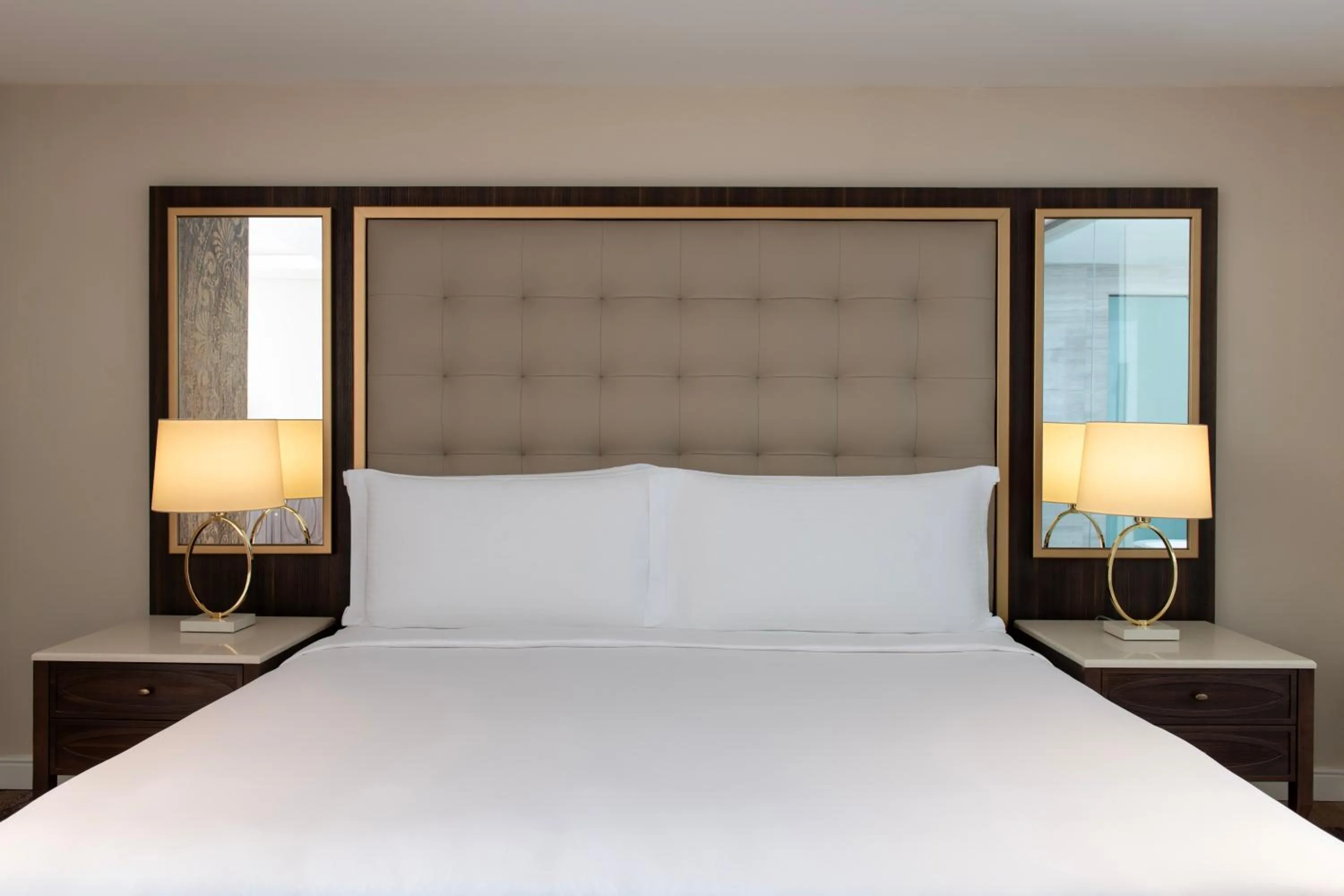 Bed in Dusit Doha Hotel