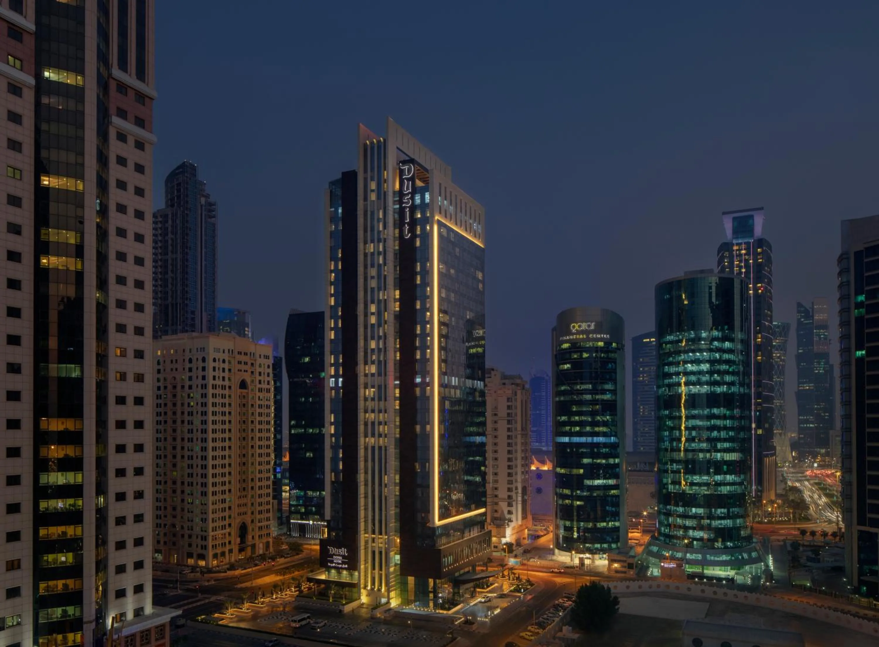 Property building in Dusit Doha Hotel