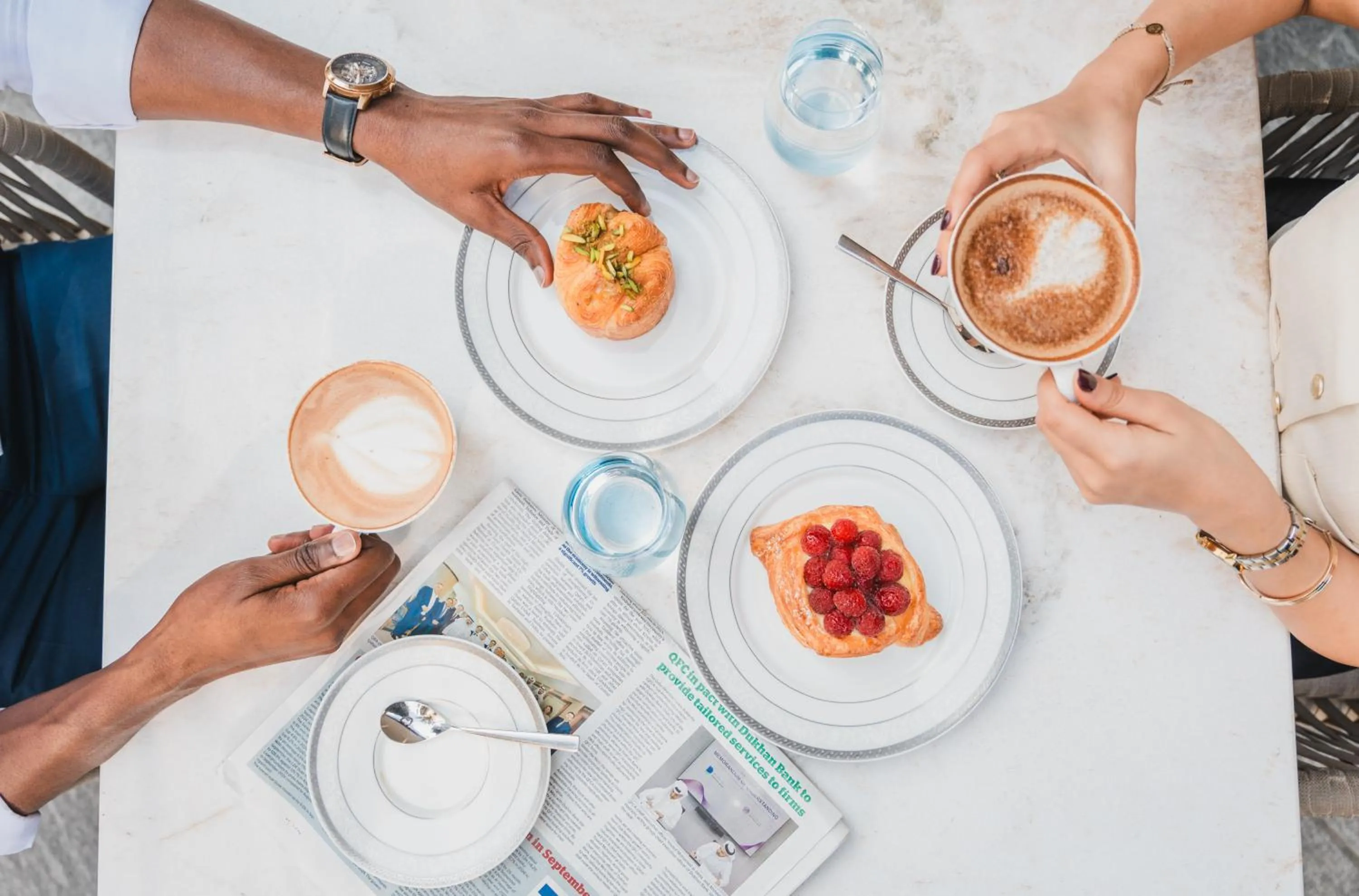 Restaurant/places to eat in Dusit Doha Hotel