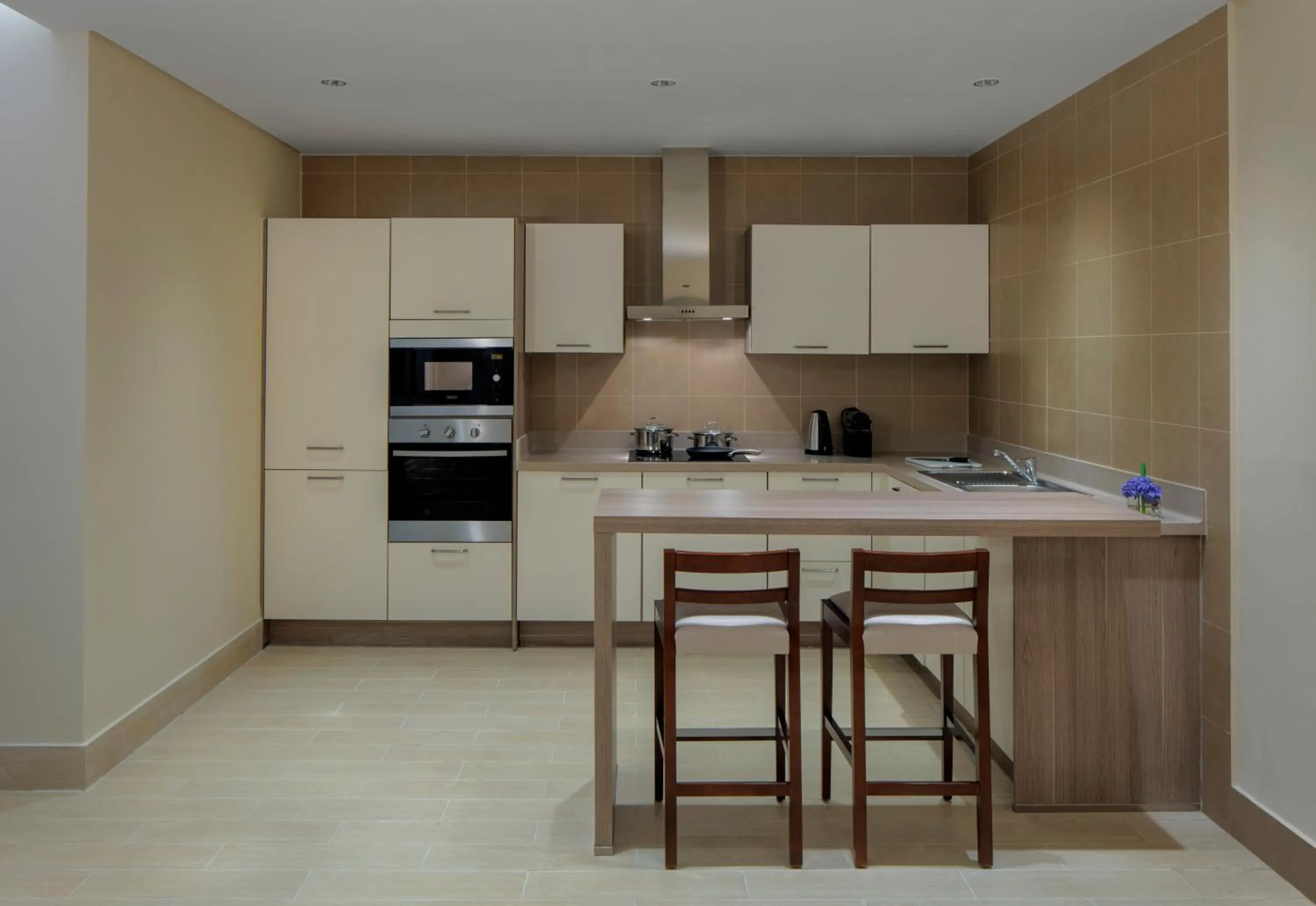 Kitchen or kitchenette in Dusit Doha Hotel