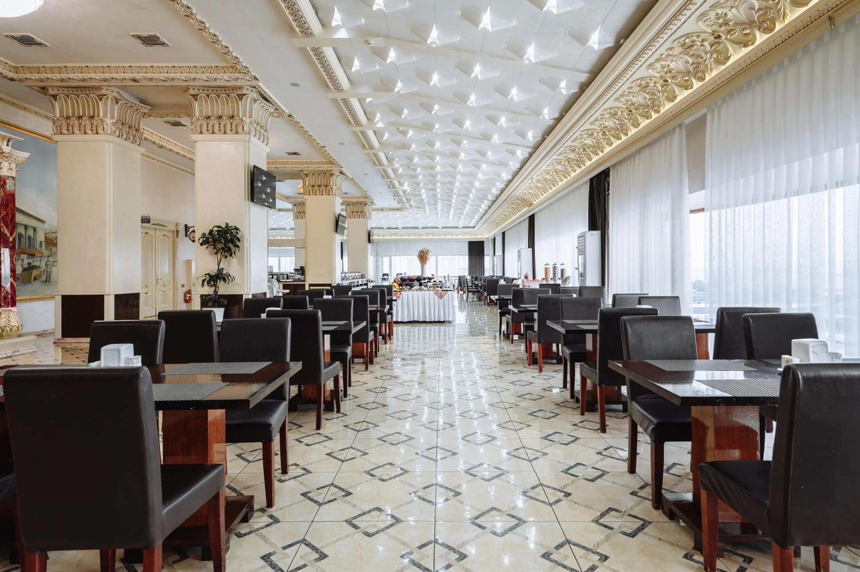 Buffet breakfast in Daniel Hill Hotel