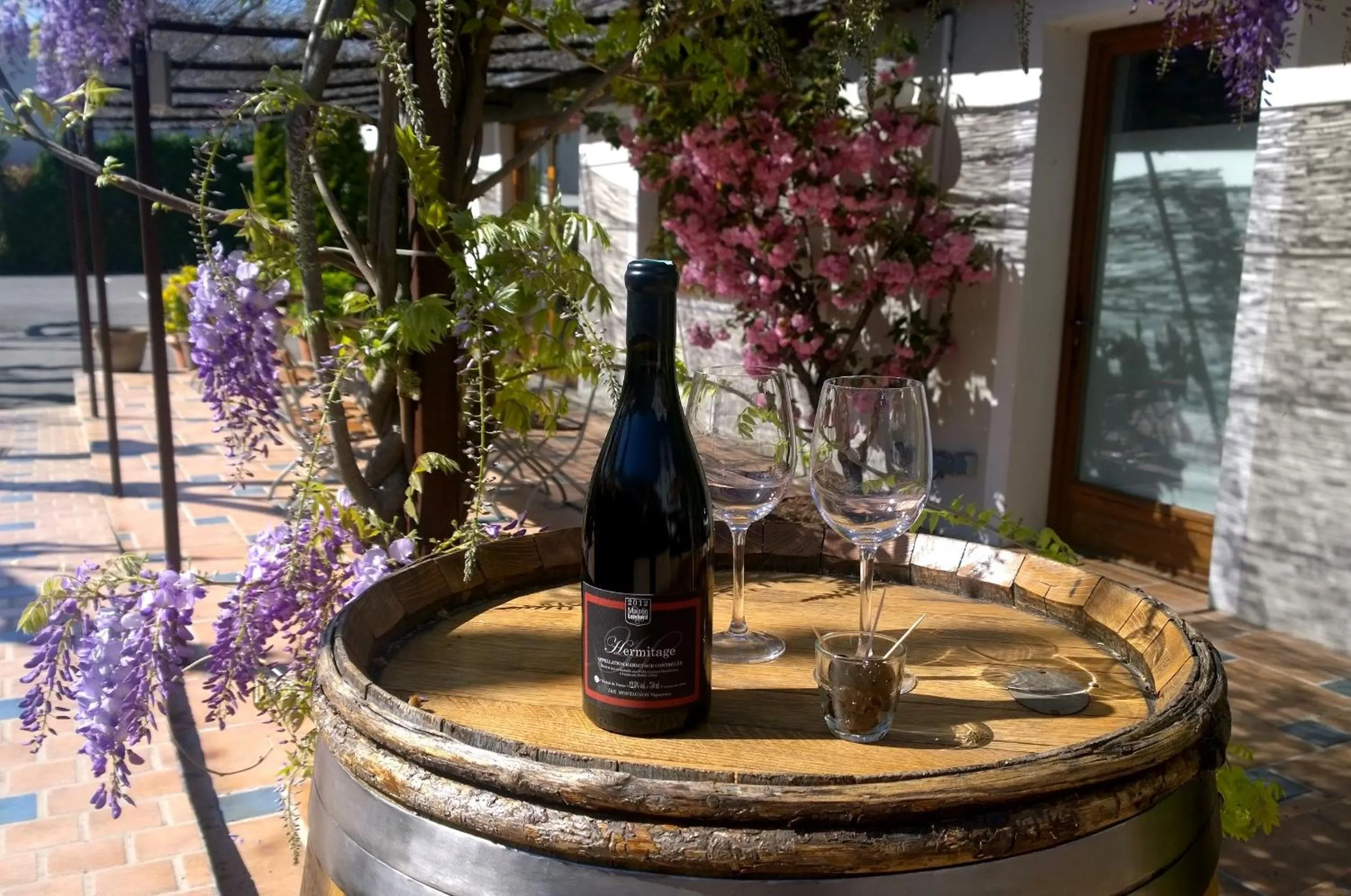 Balcony/Terrace in Logis Hotel Le Nouvel