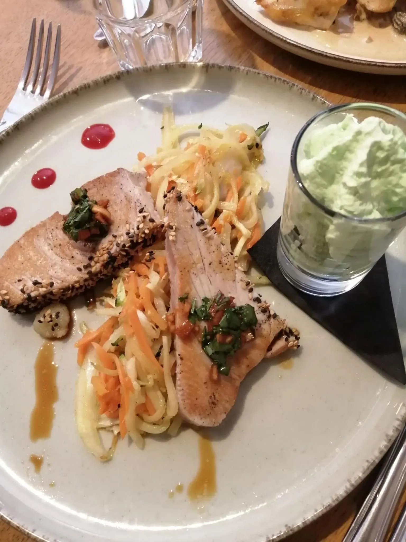 Food and drinks in Logis Hotel Le Nouvel