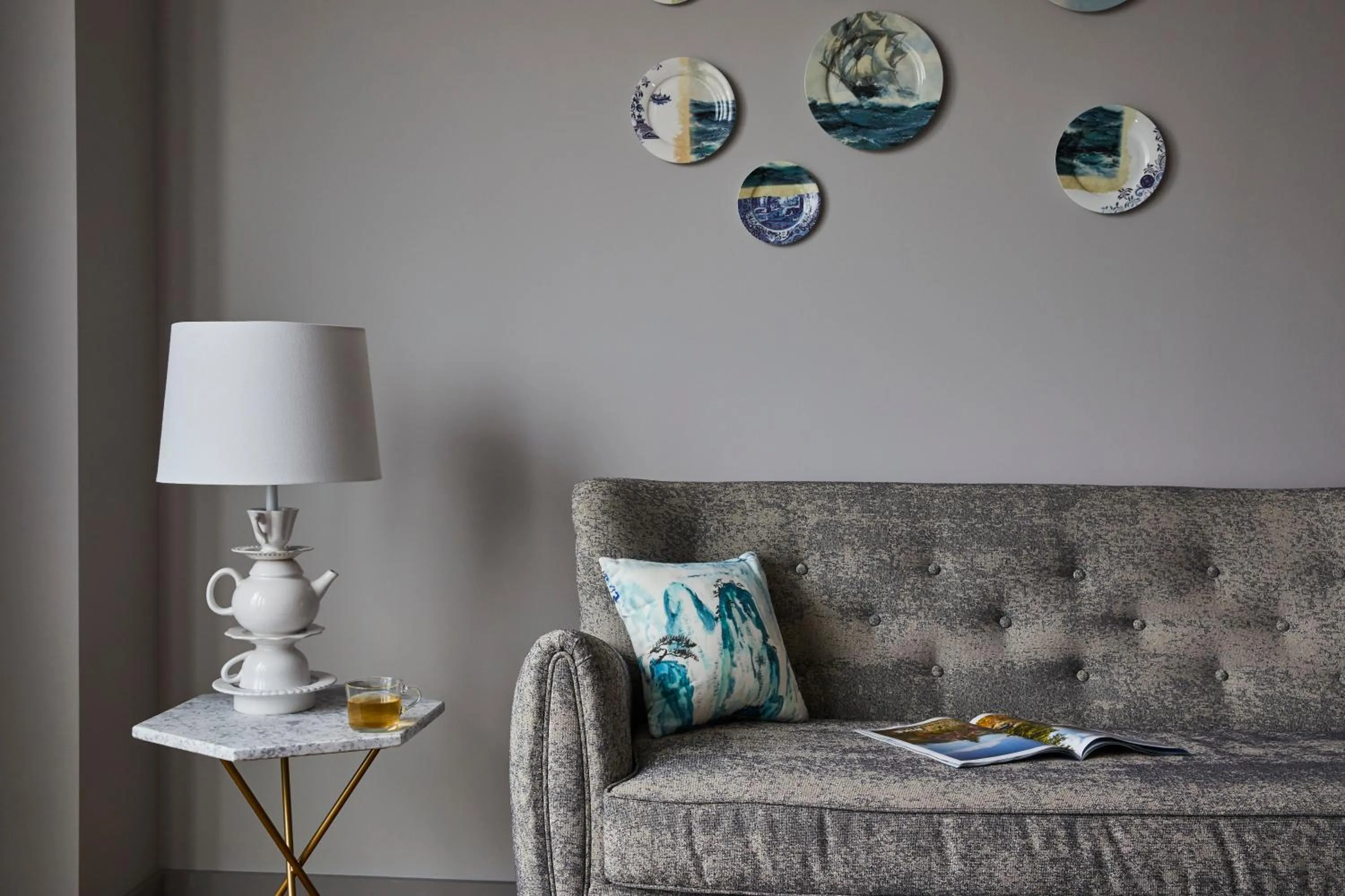 Decorative detail in Hotel Indigo Manchester - Victoria Station by IHG