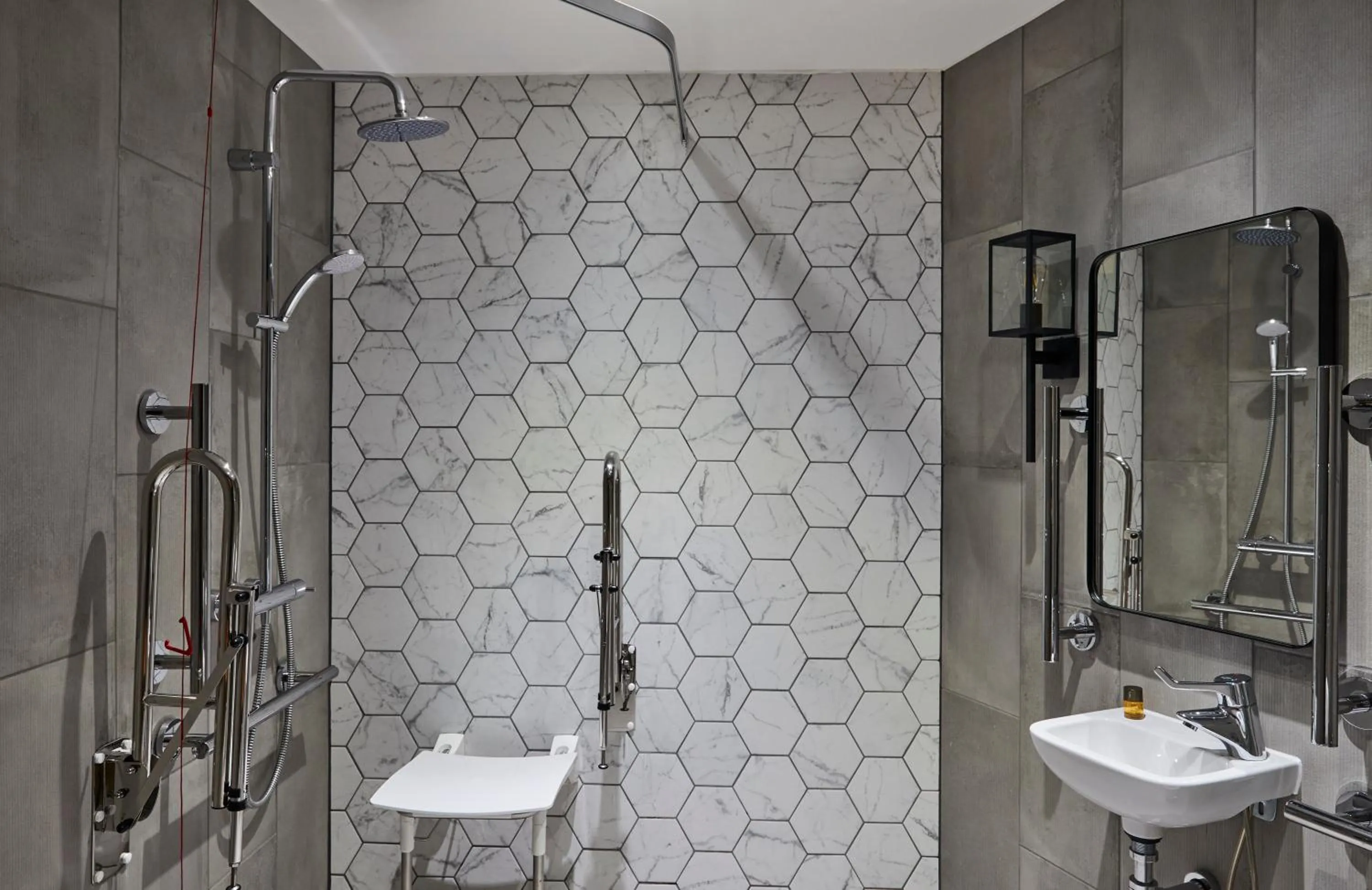 Shower in Hotel Indigo Manchester - Victoria Station by IHG